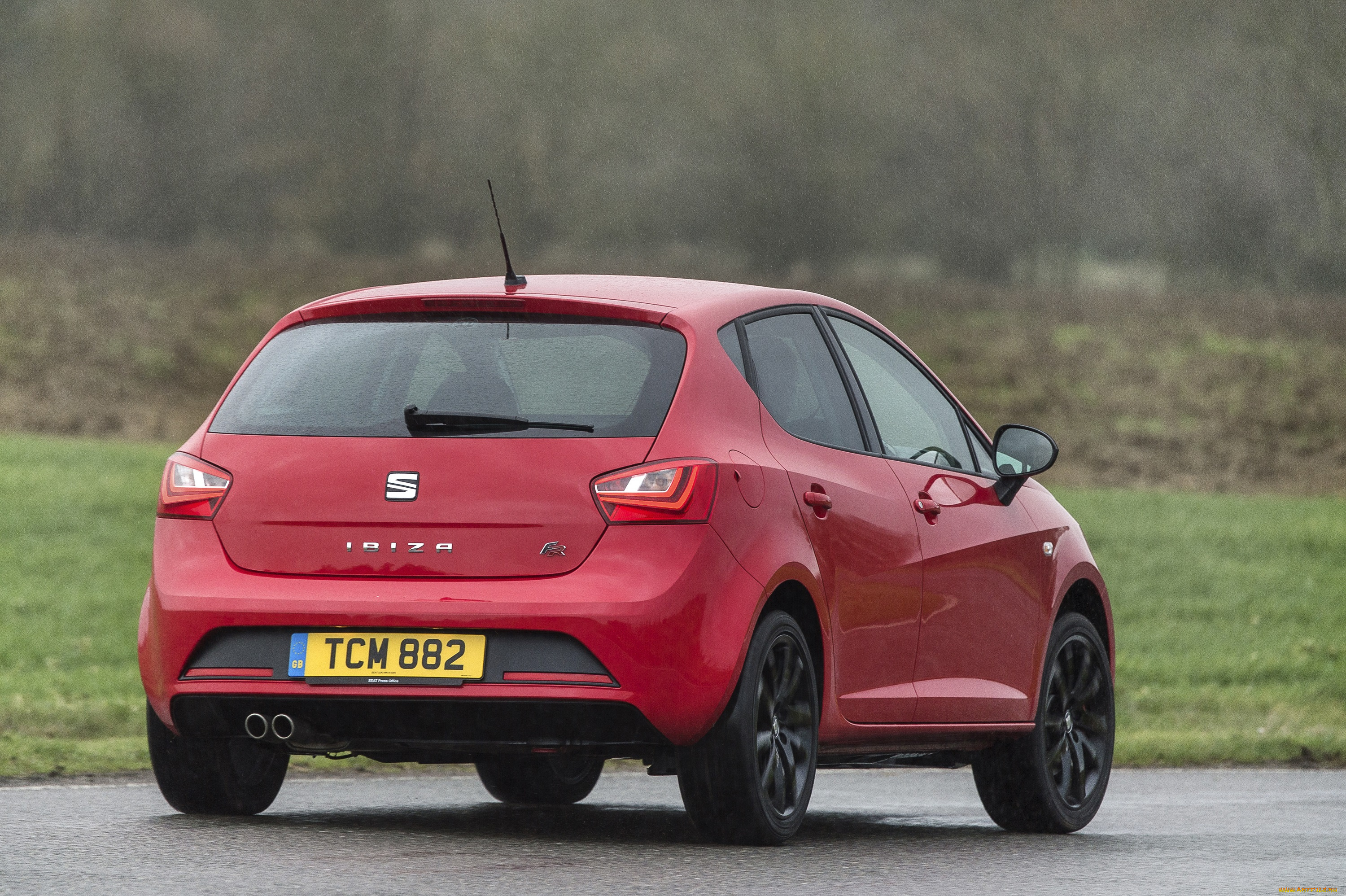 автомобили, seat, ibiza, fr, black, 2014г, красный