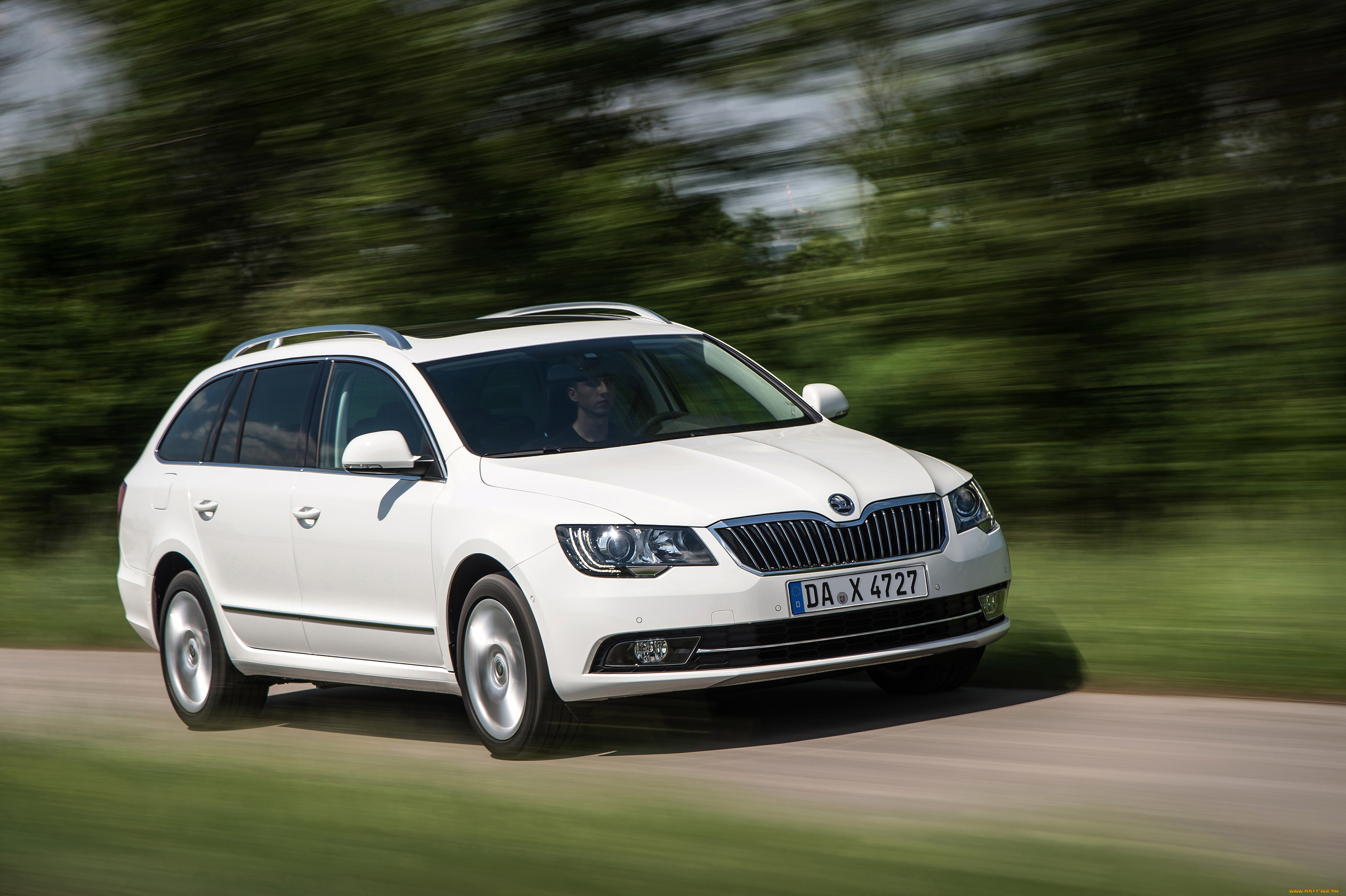 автомобили, skoda, combi, superb, светлый, 2013г