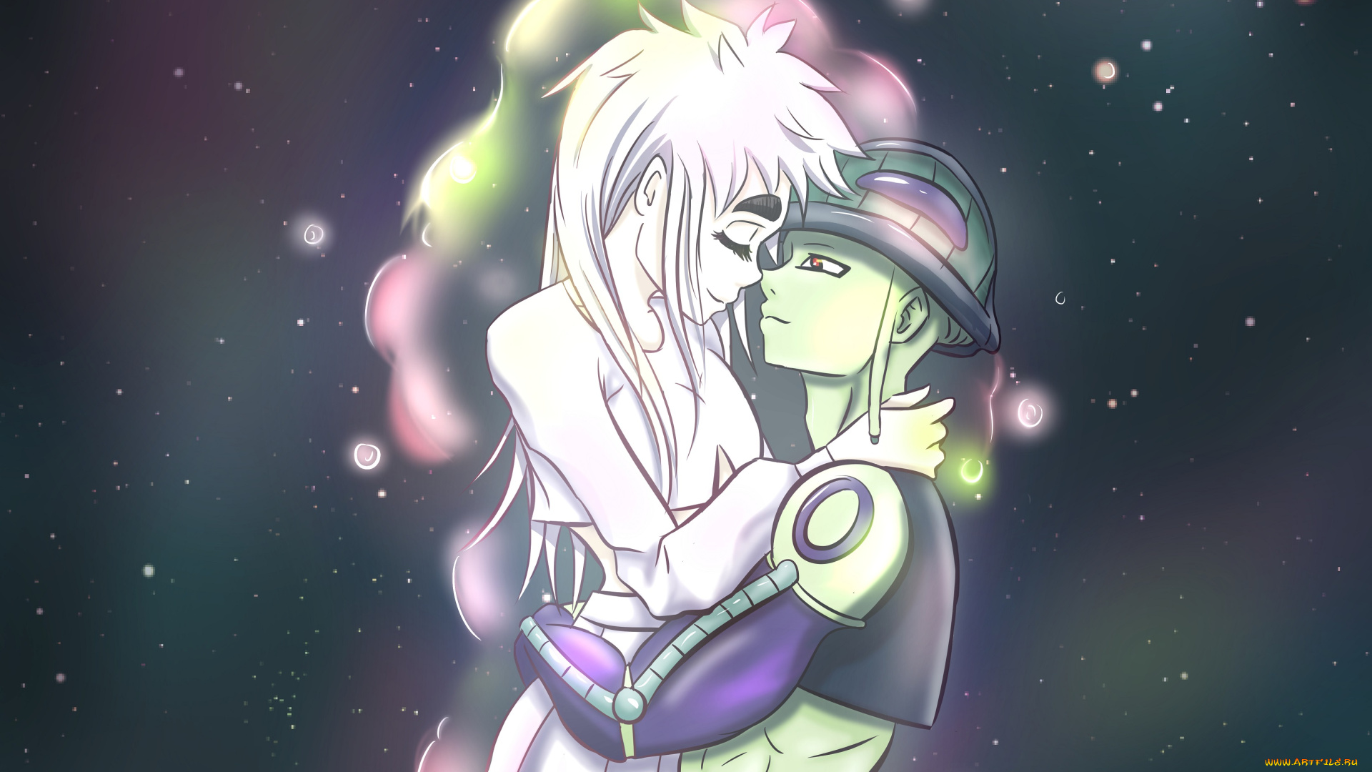 аниме, hunter, x, hunter, камуги, любовь, романтика, фан-арт, фон, меруэм, король