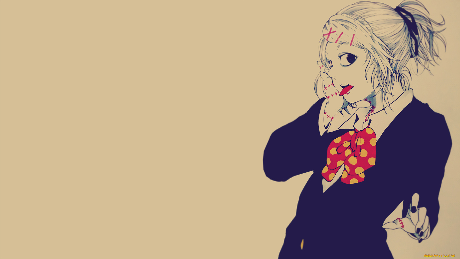 аниме, tokyo, ghoul, фон, джузо, парень