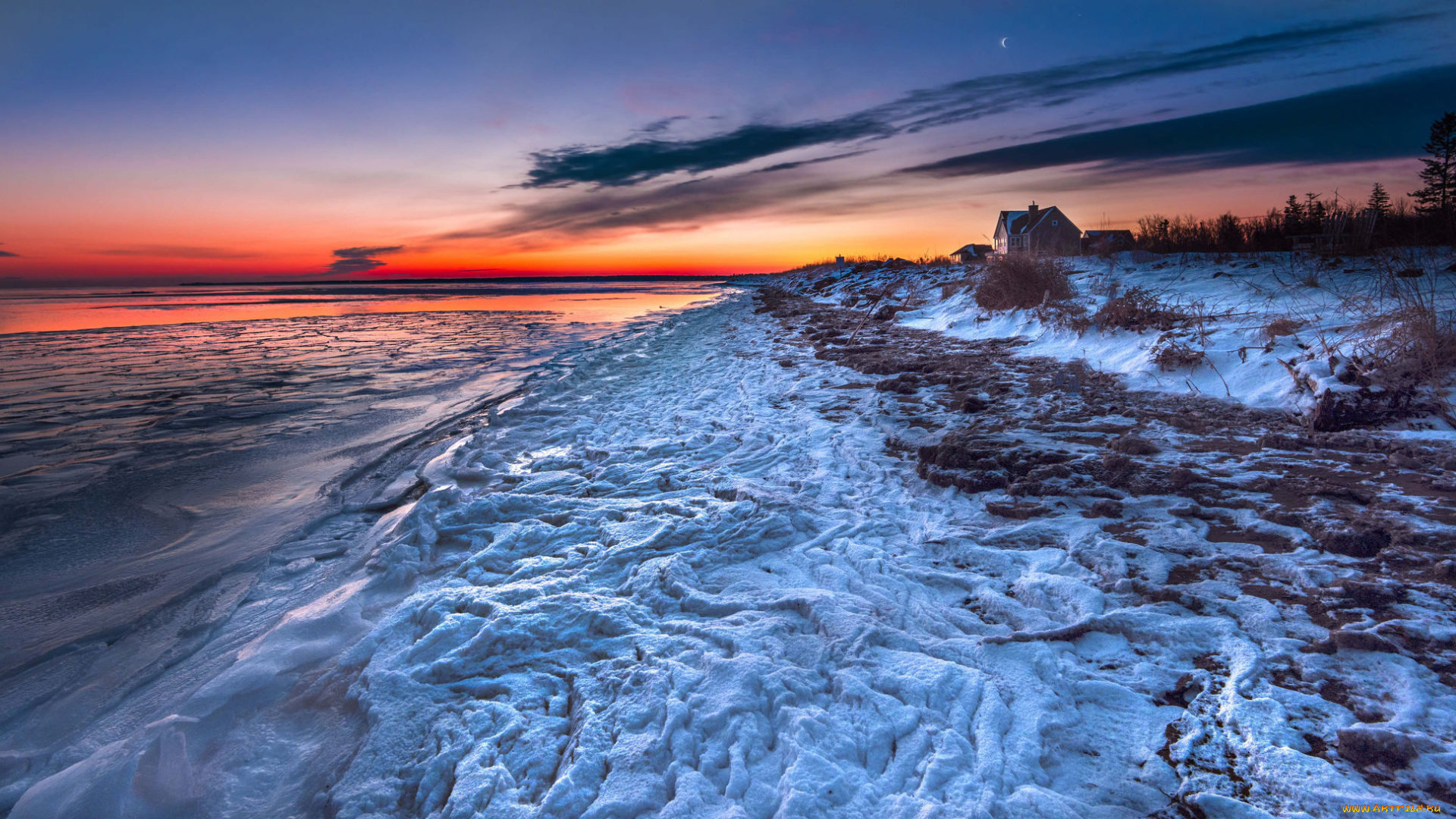 природа, восходы, закаты, рассвет