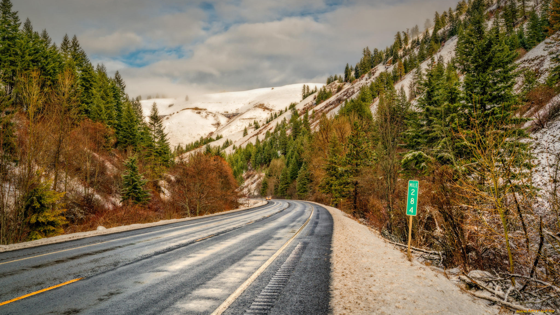 природа, дороги, дорога, горы