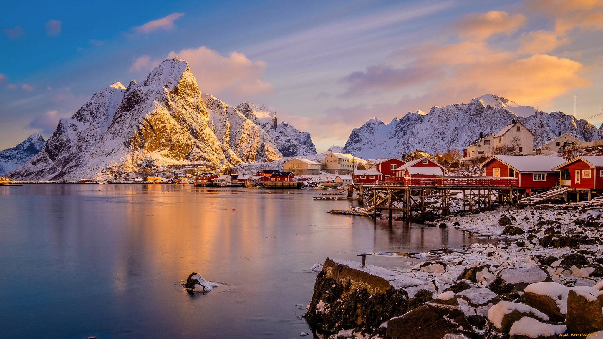 города, -, пейзажи, севера