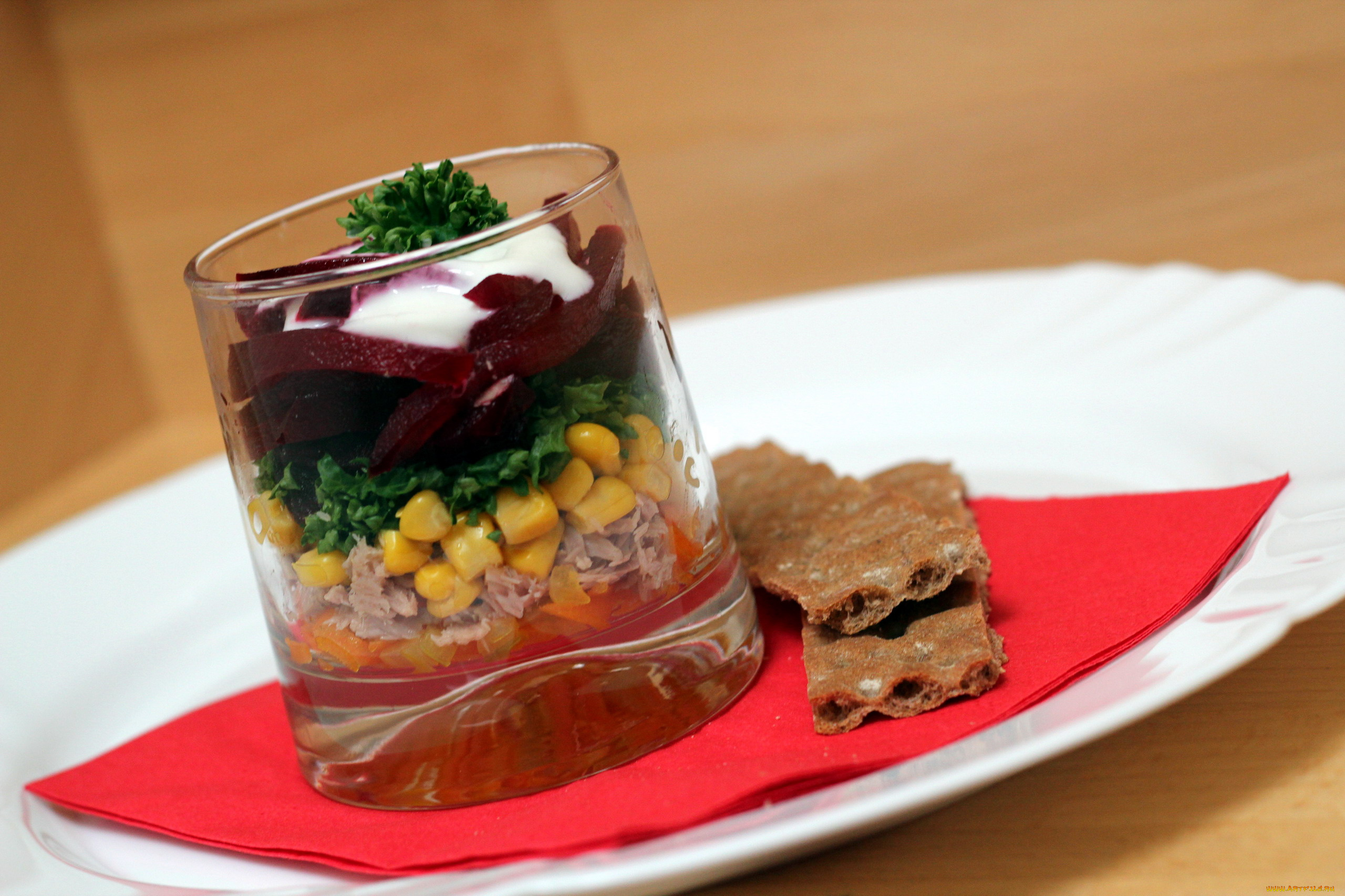 еда, салаты, , закуски, хлебцы, салат, бокал