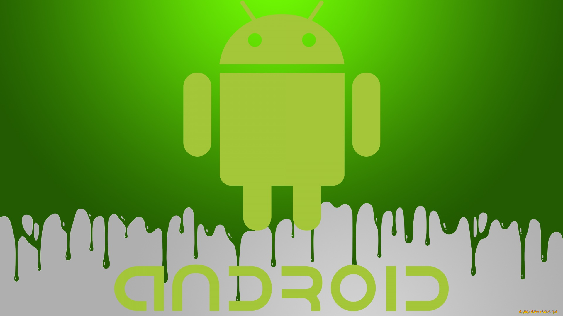 компьютеры, android, логотип, фон