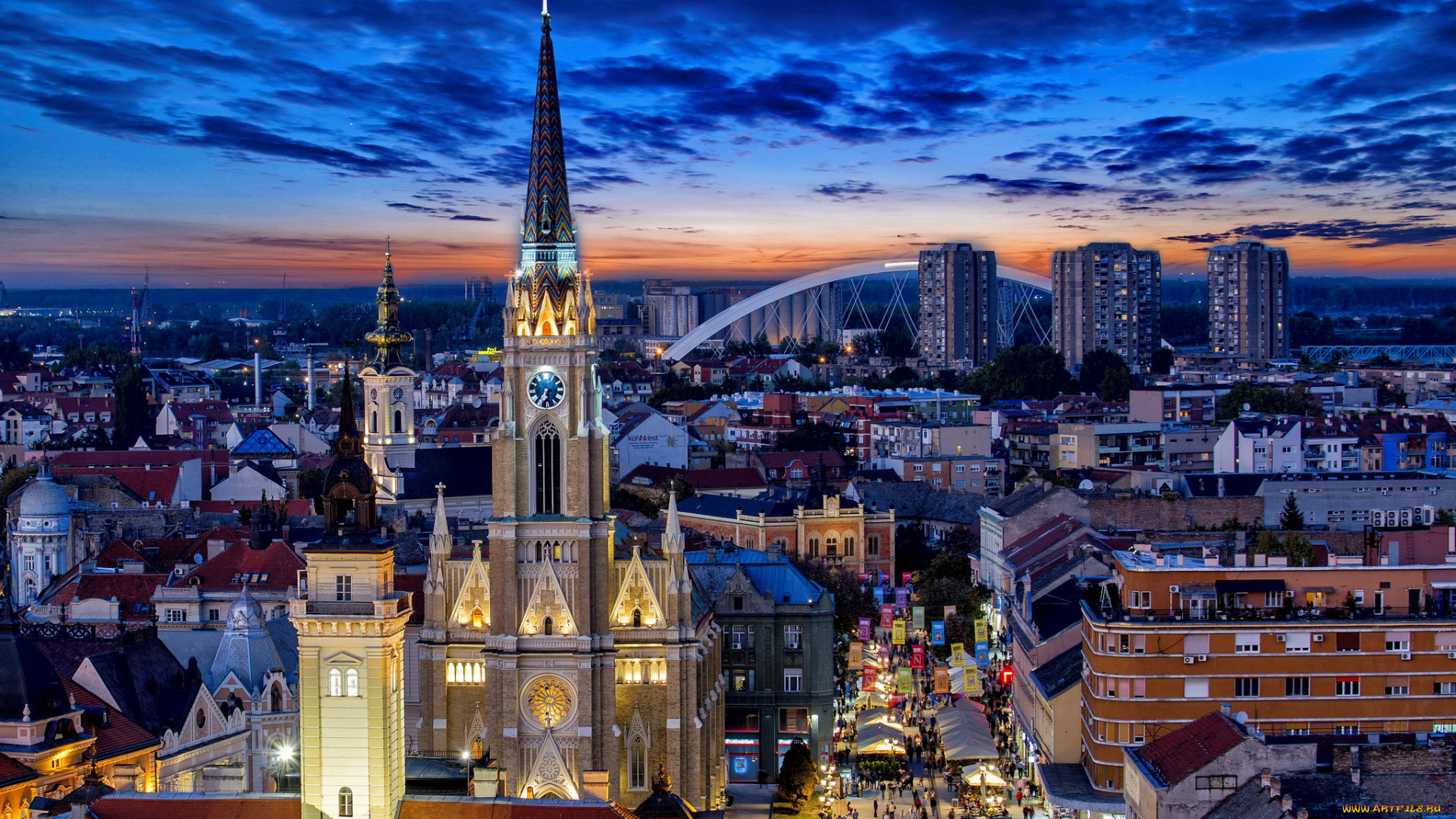 novi, sad, города, -, панорамы, простор