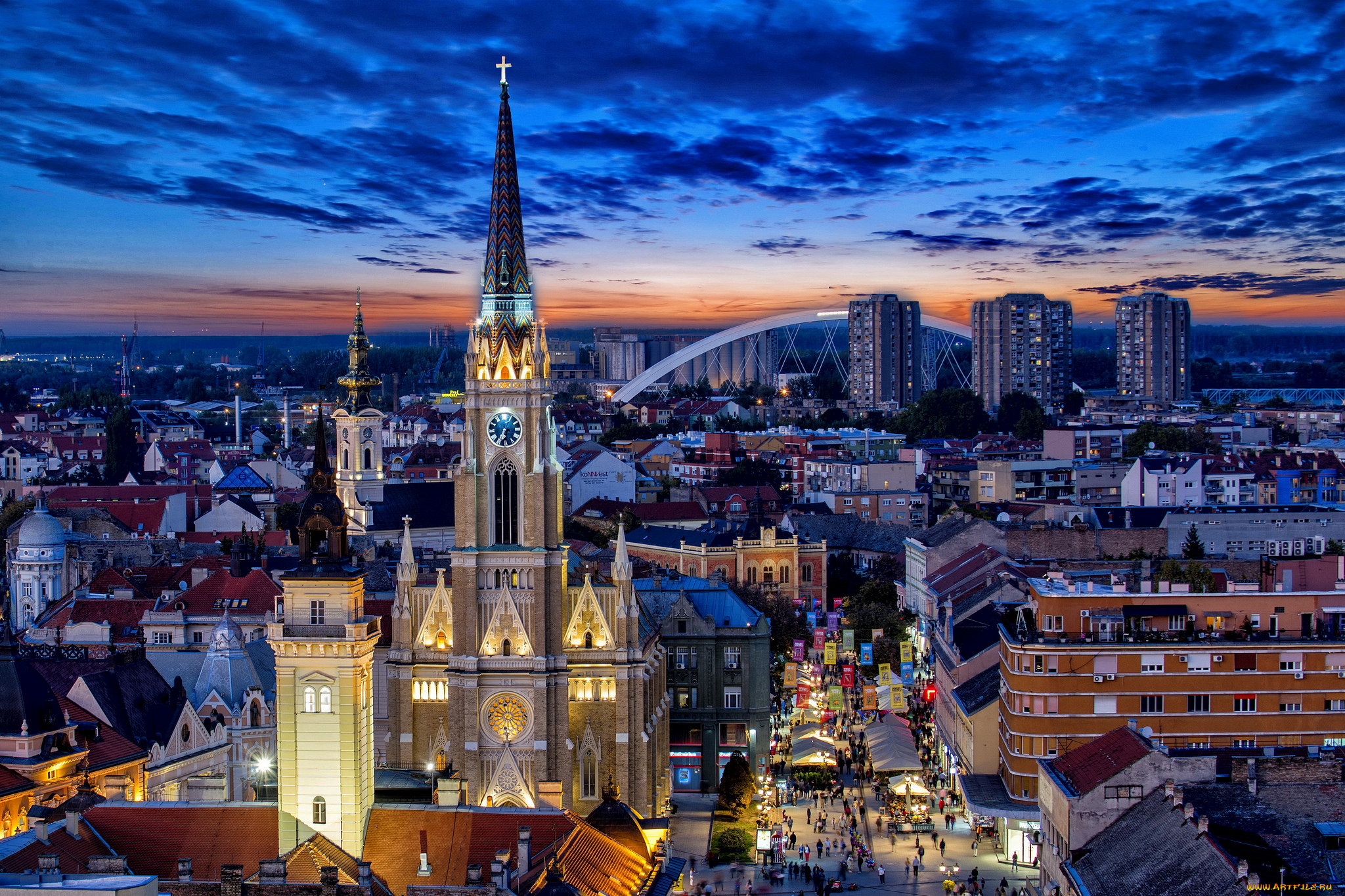 novi, sad, города, -, панорамы, простор