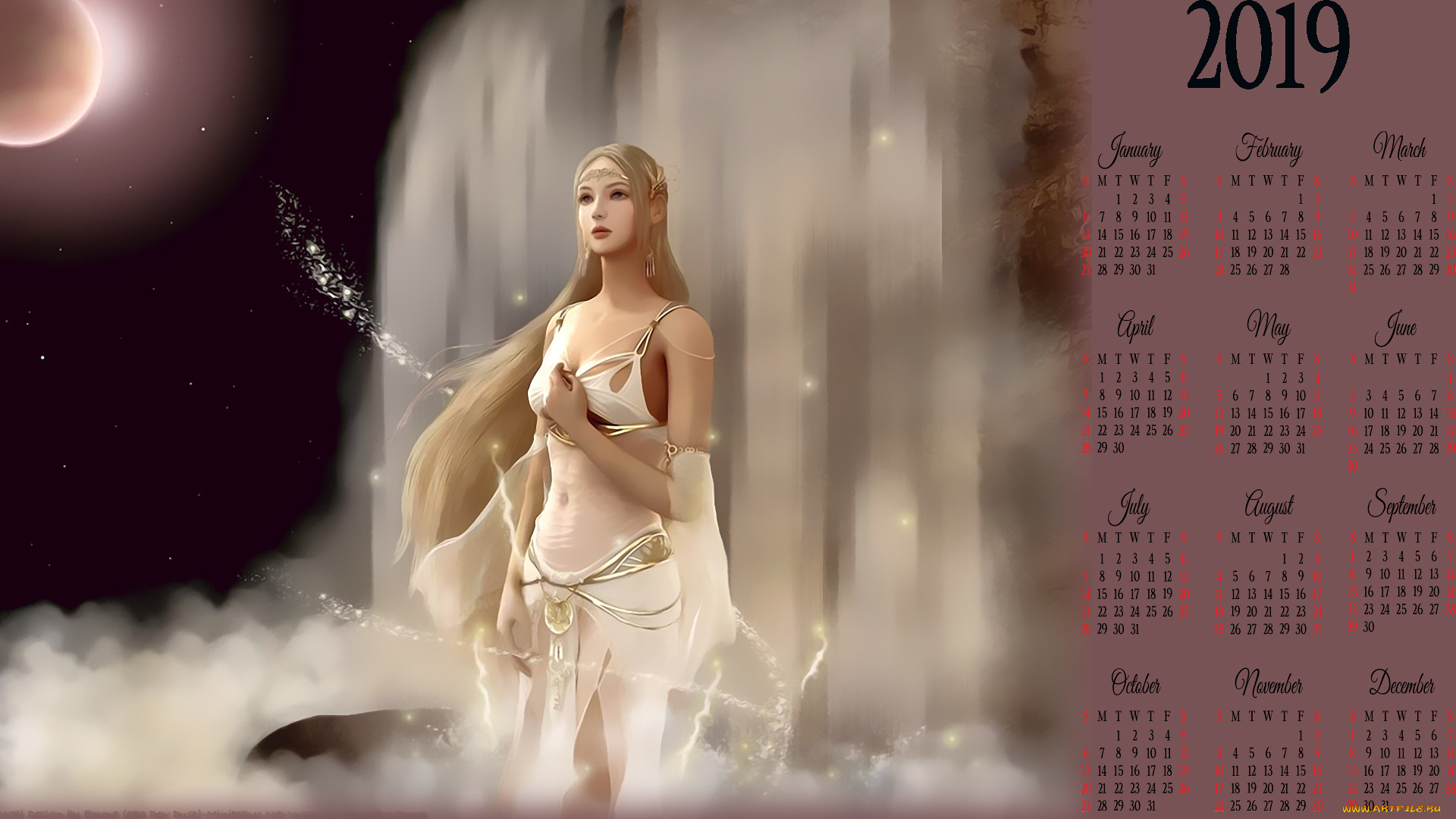 календари, видеоигры, девушка