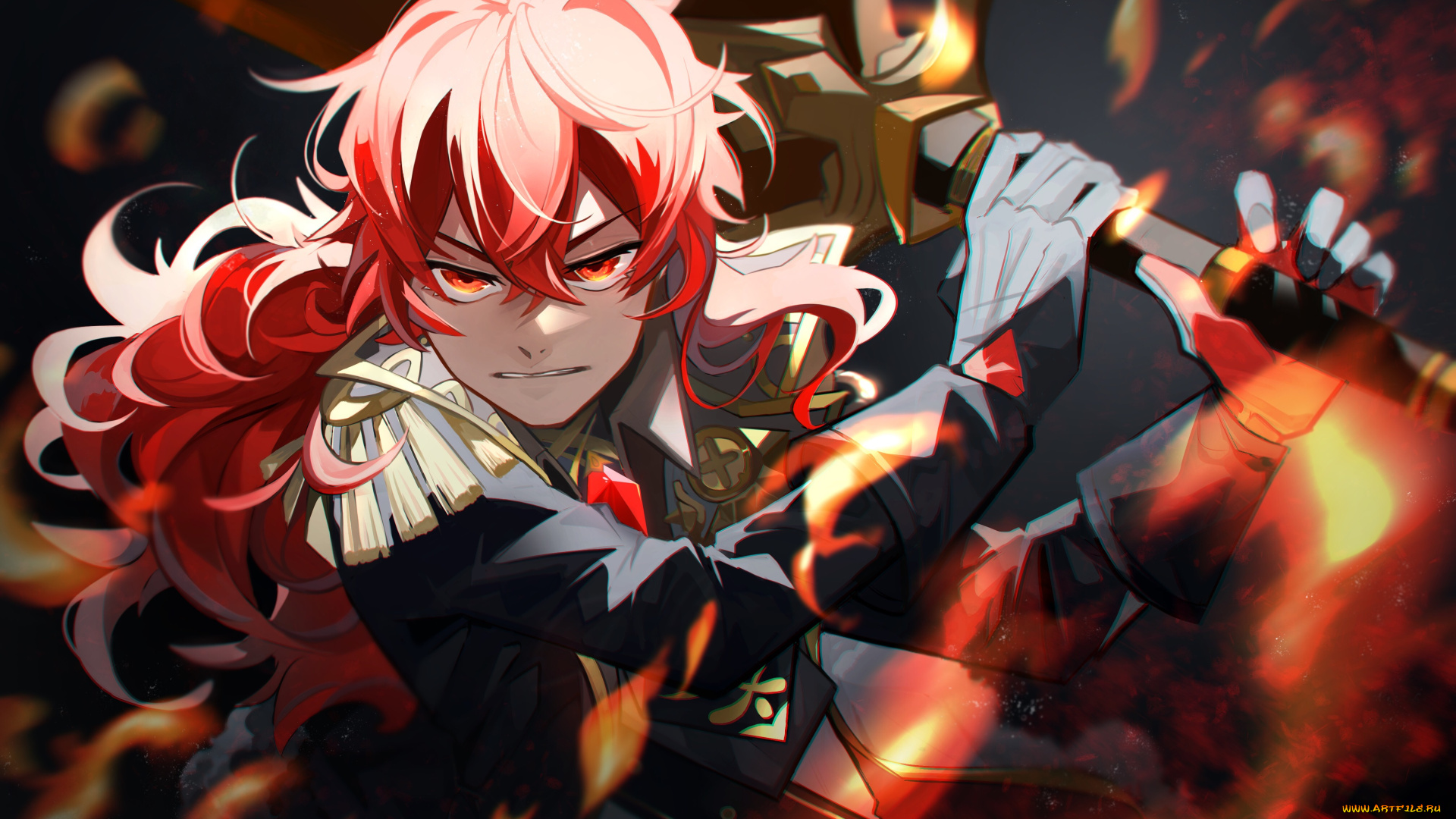 аниме, genshin, impact, genshin, impact