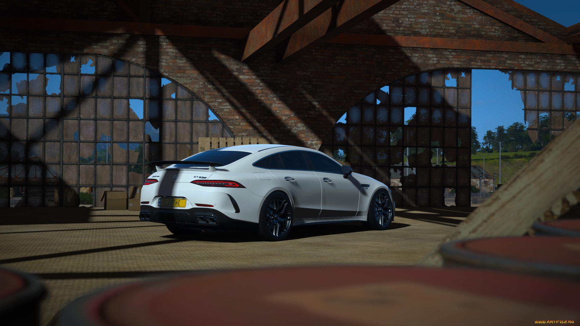 видео, игры, forza, horizon, 4, forza, horizon, 4, screen, shot, белый, mercedes, amg, gt63