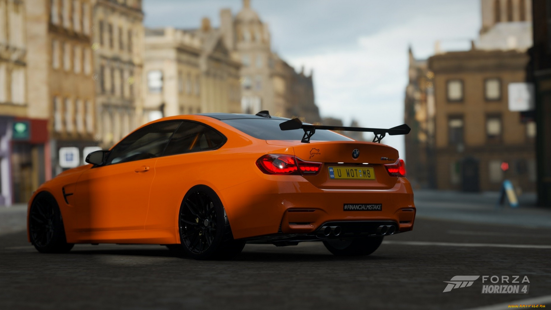 видео, игры, forza, horizon, 4, forza, horizon, 4, видеоигры, stance, тюнинг, bmw, m4, gts, nordschleife, вид, сзади
