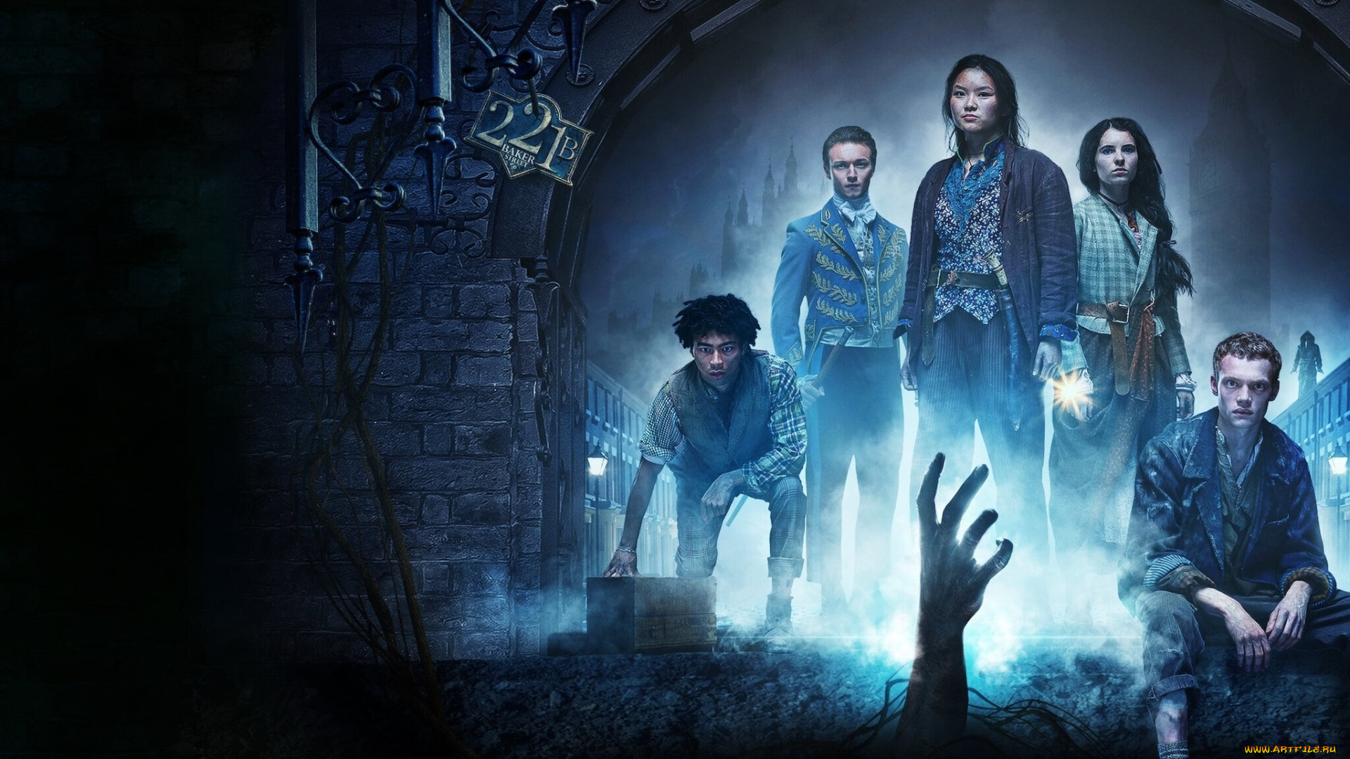 кино, фильмы, the, irregulars, , сериал, люди, рука, арка, город