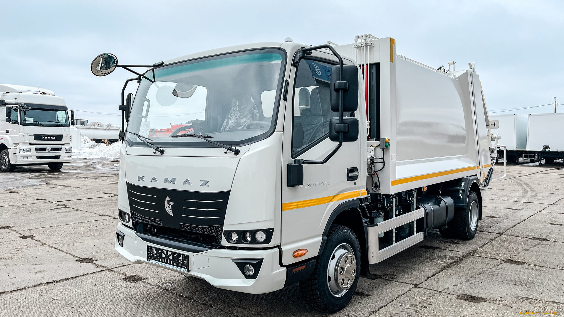 2023, kamaz, compass, 9, автомобили, камаз, кaмaз, компас, мусоровоз, грузовой