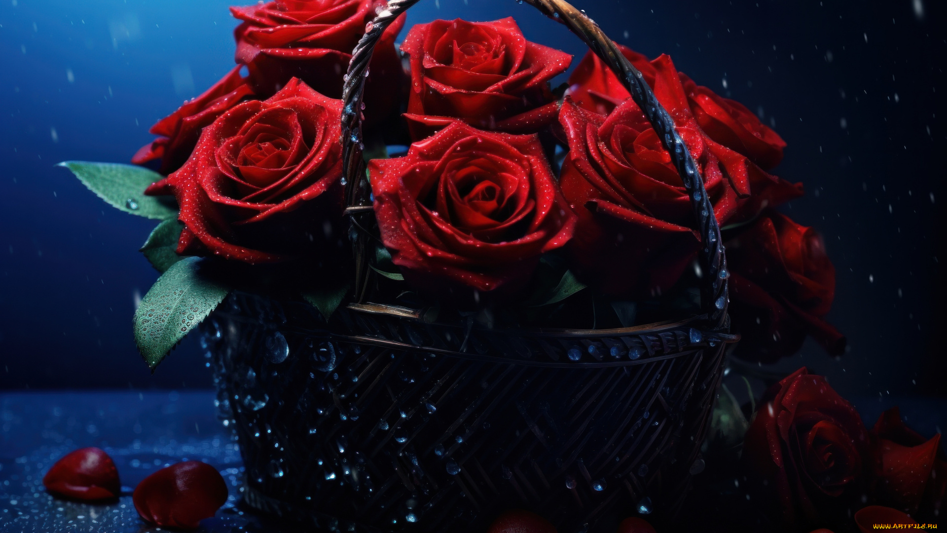 3д, графика, цветы, , flowers, цветы, розы, букет, ии-арт, нейросеть