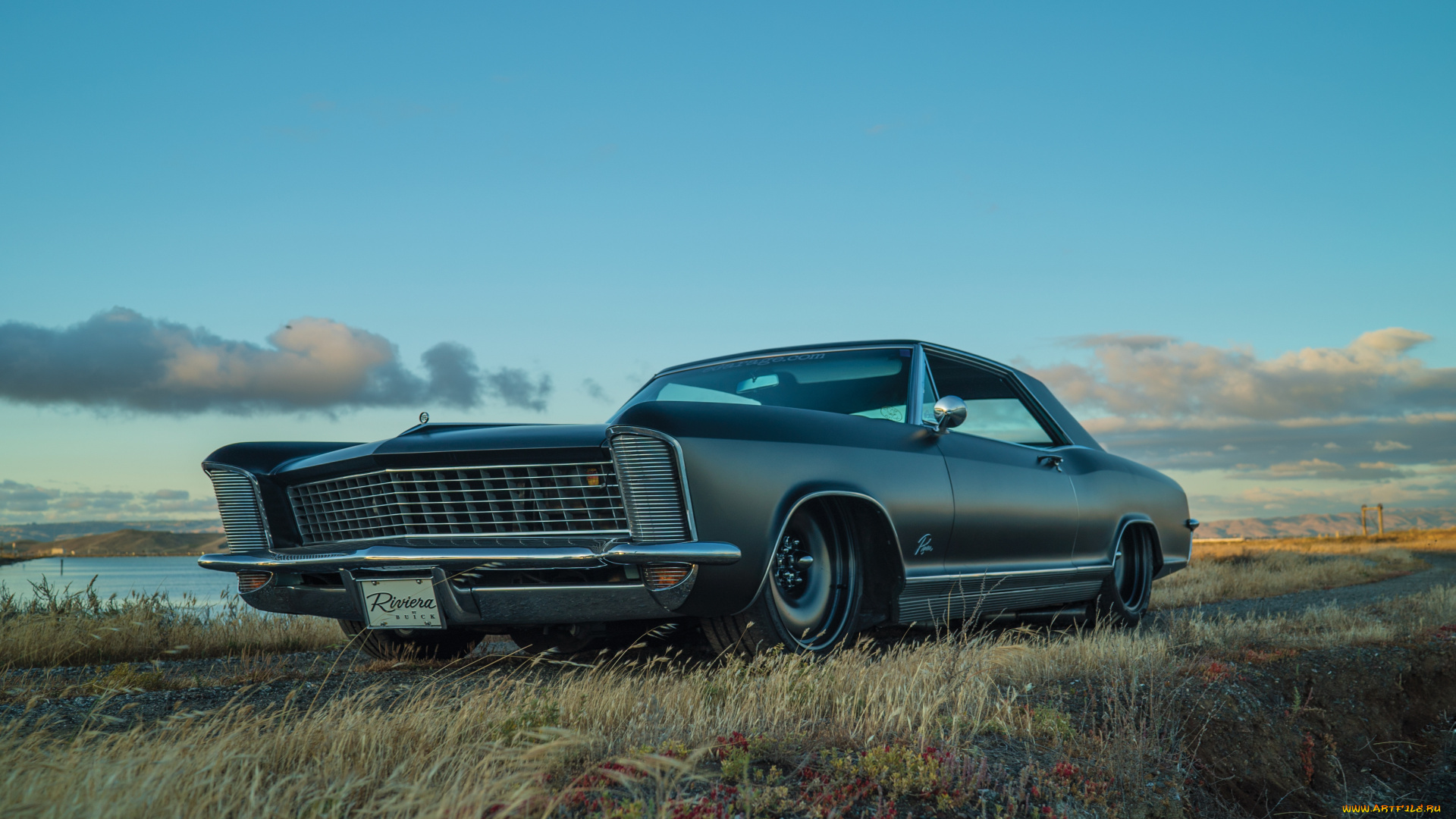авто, автомобили, buick, riviera, черный, ретро
