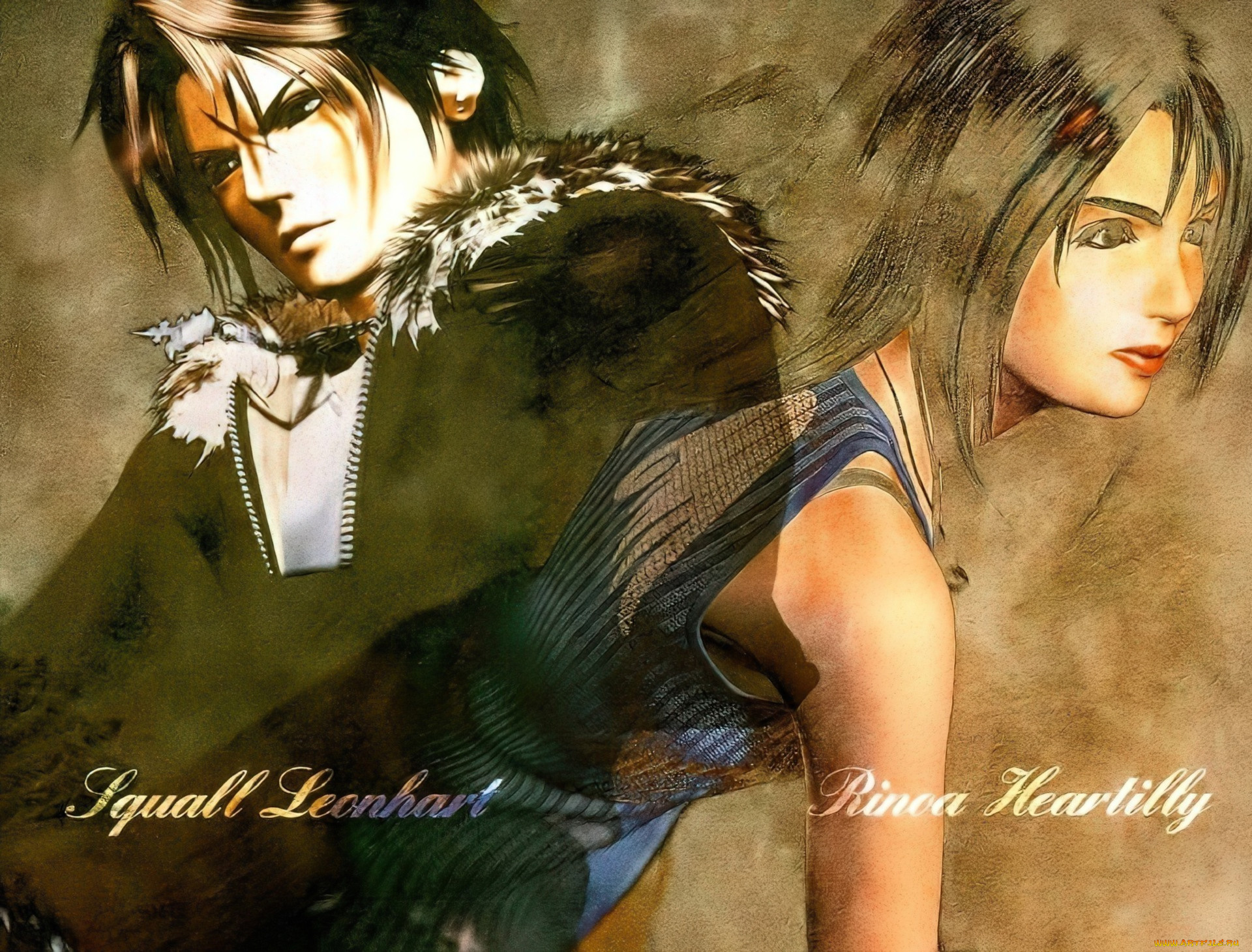 в, аниме, аниме, final, fantasy, парень, девушка