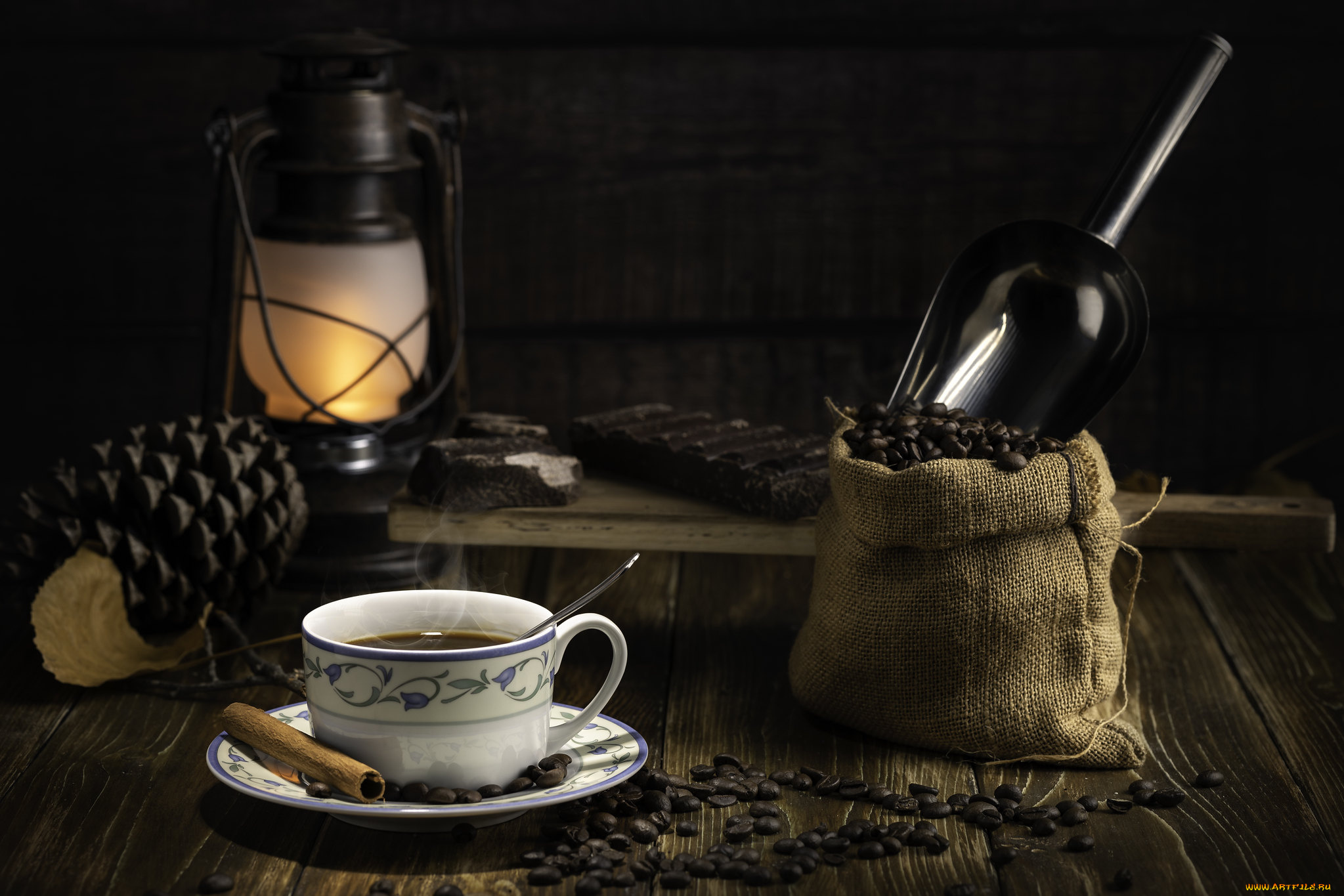 еда, кофе, , кофейные, зёрна, лампа, зерна, корица