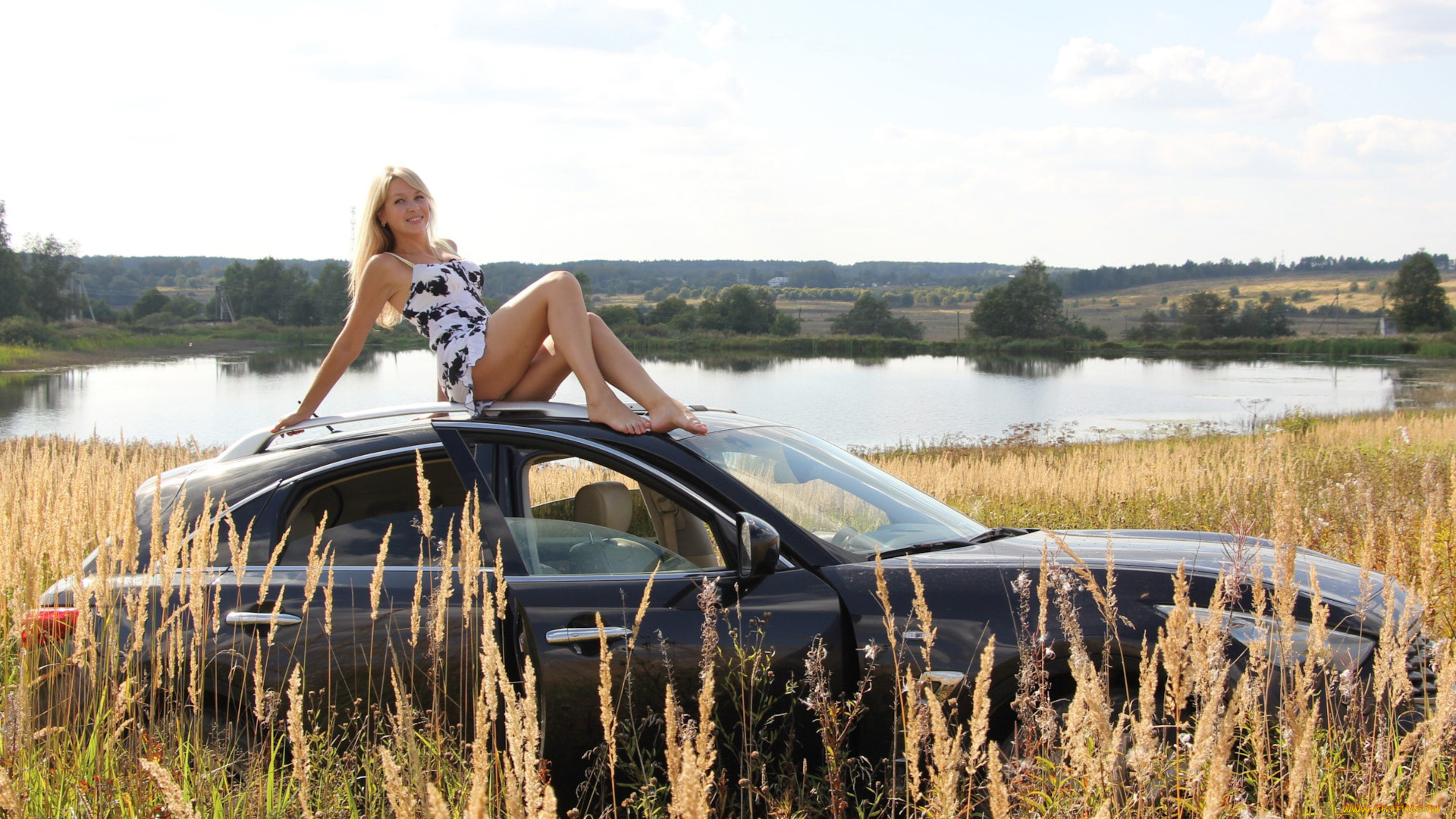 автомобили, -авто, с, девушками, красивая, девушка