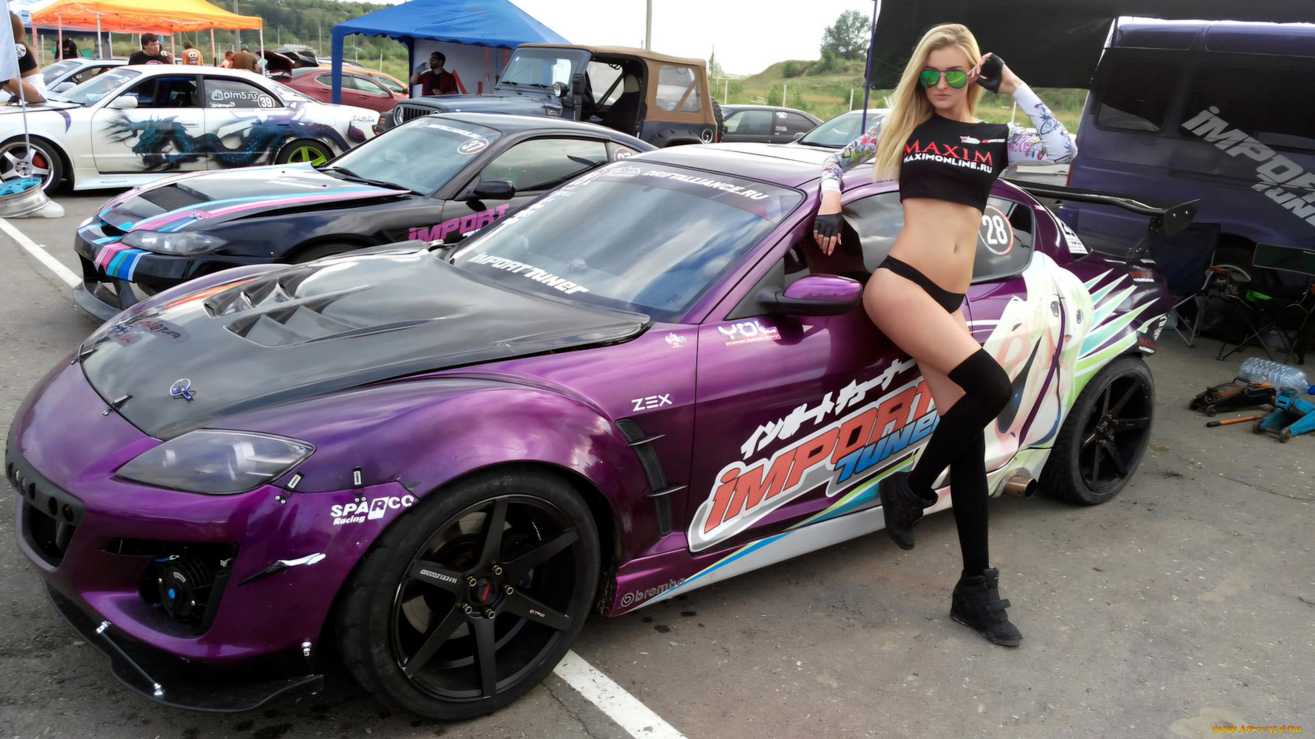 автомобили, -авто, с, девушками, красивая, девушка