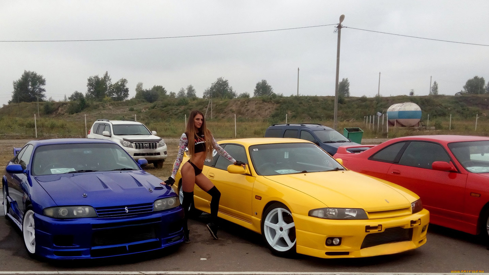 автомобили, -авто, с, девушками, красивая, девушка