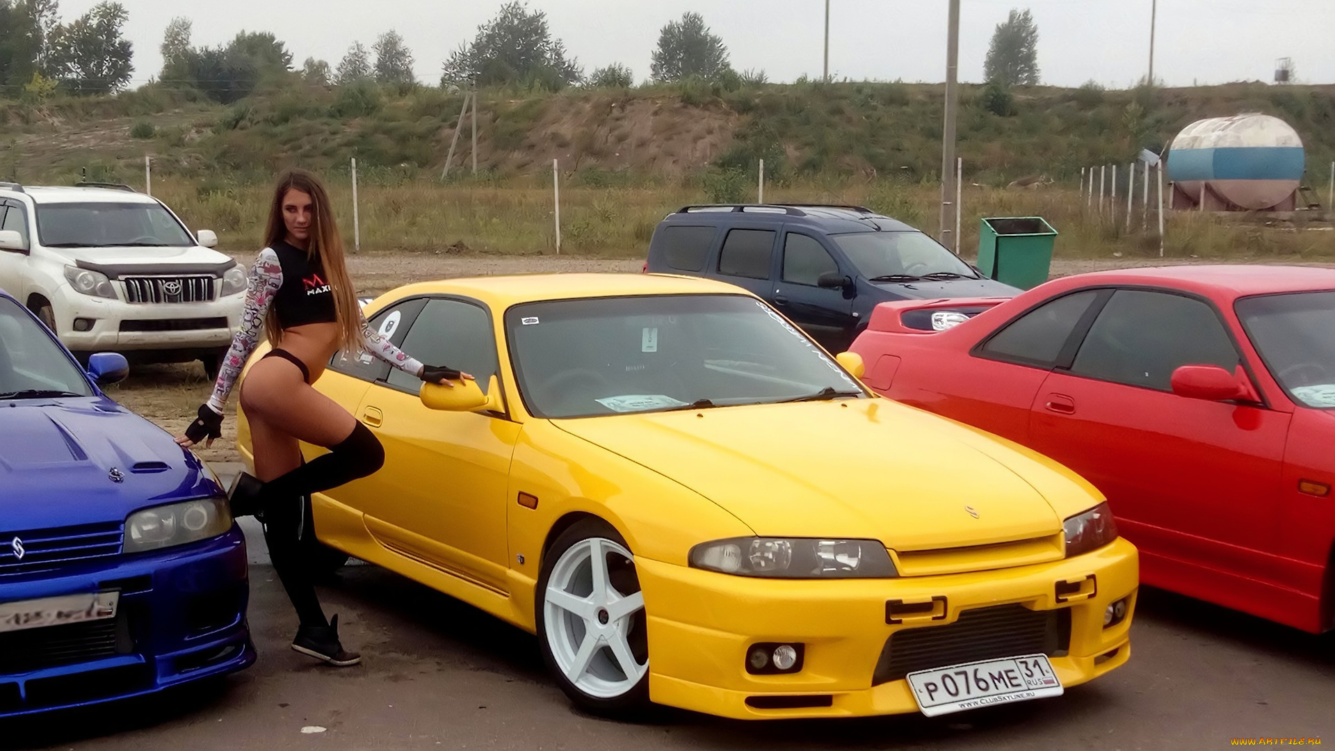 автомобили, -авто, с, девушками, красивая, девушка