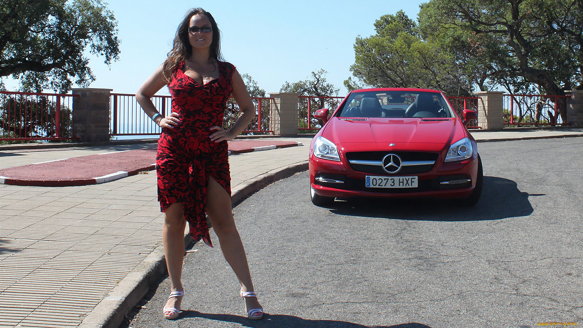 автомобили, -авто, с, девушками, mercedes