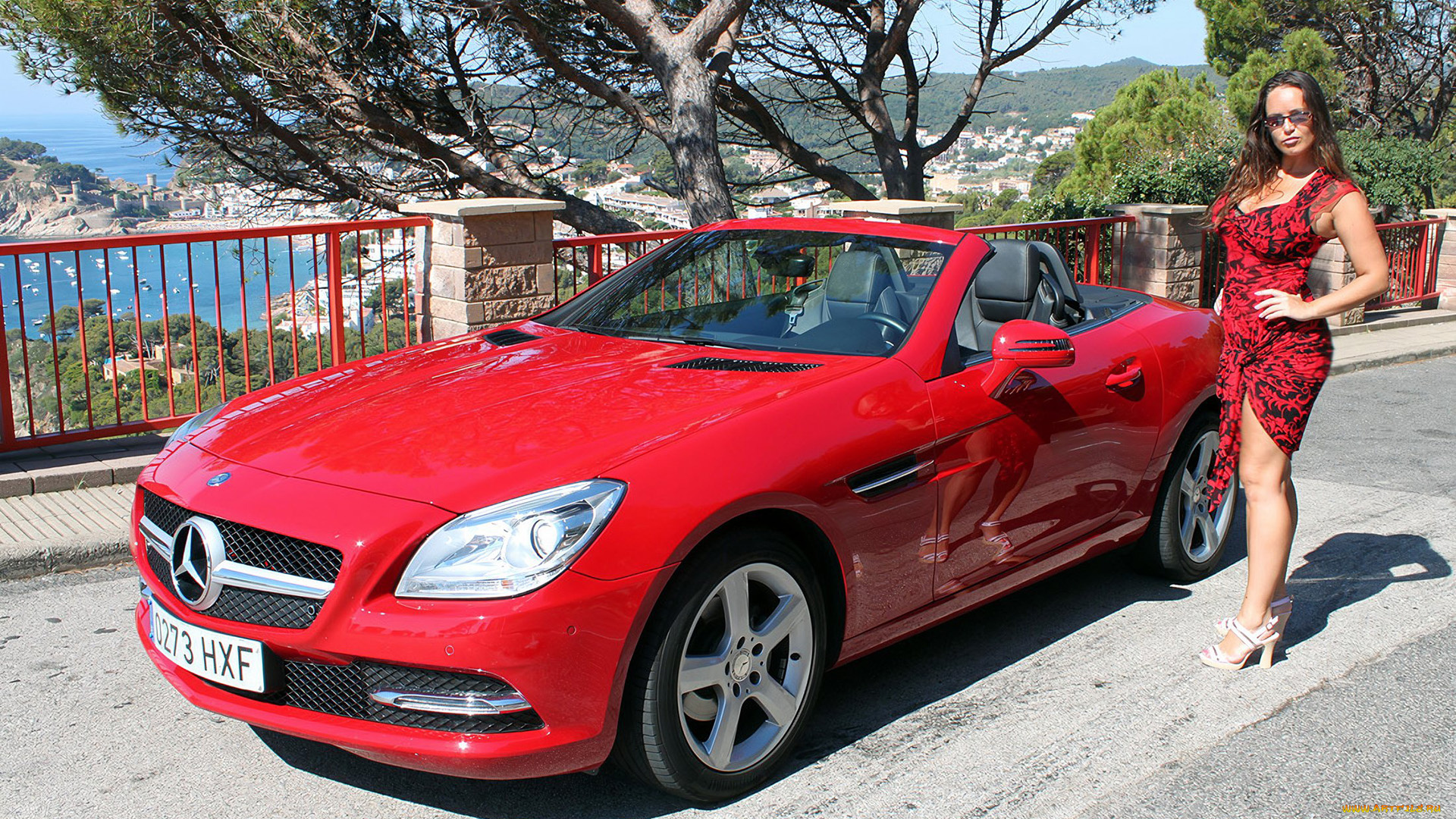 автомобили, -авто, с, девушками, mercedes