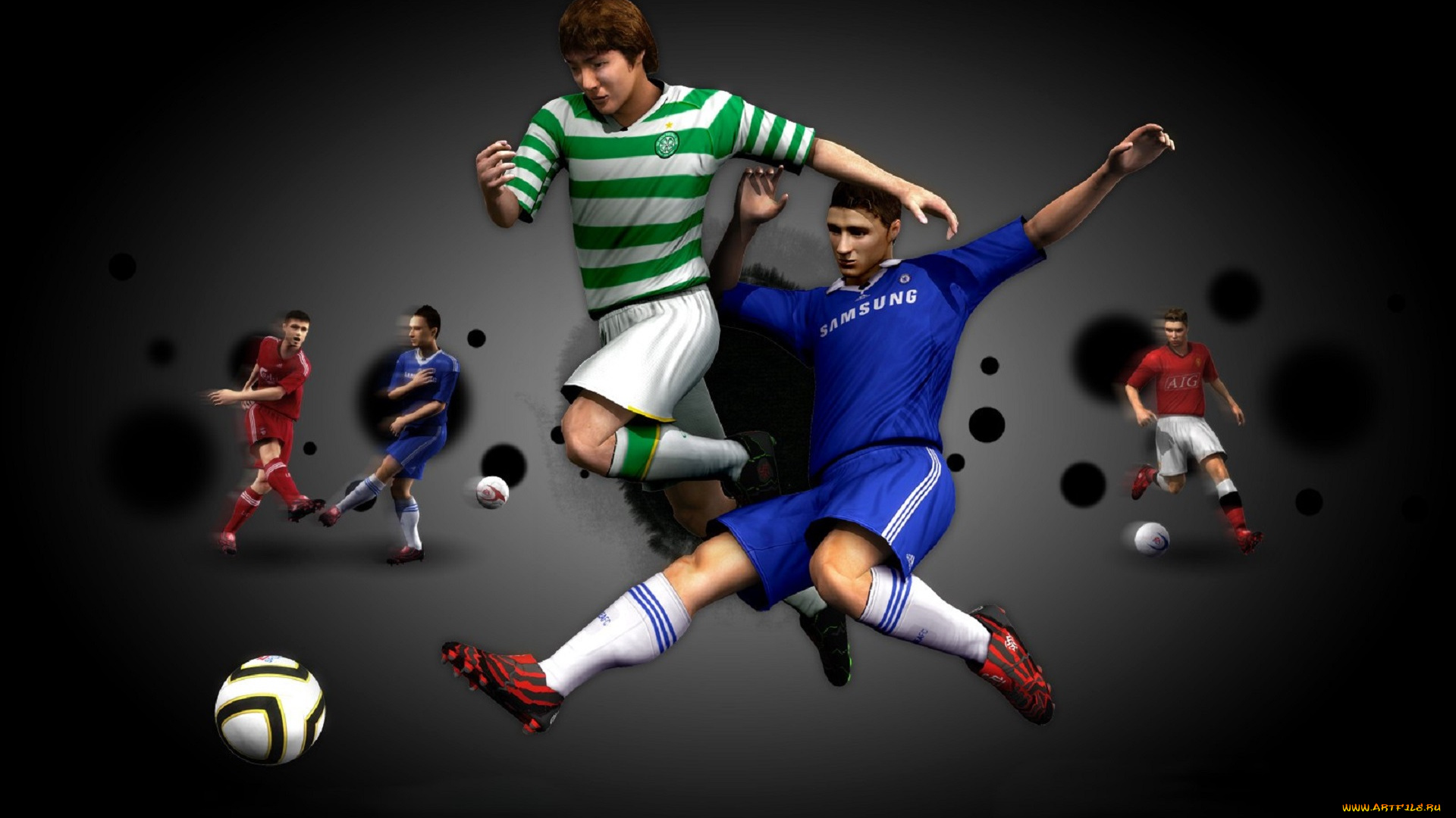 видео, игры, fifa, online, 2, футбол, футболисты, спортсмены, мяч