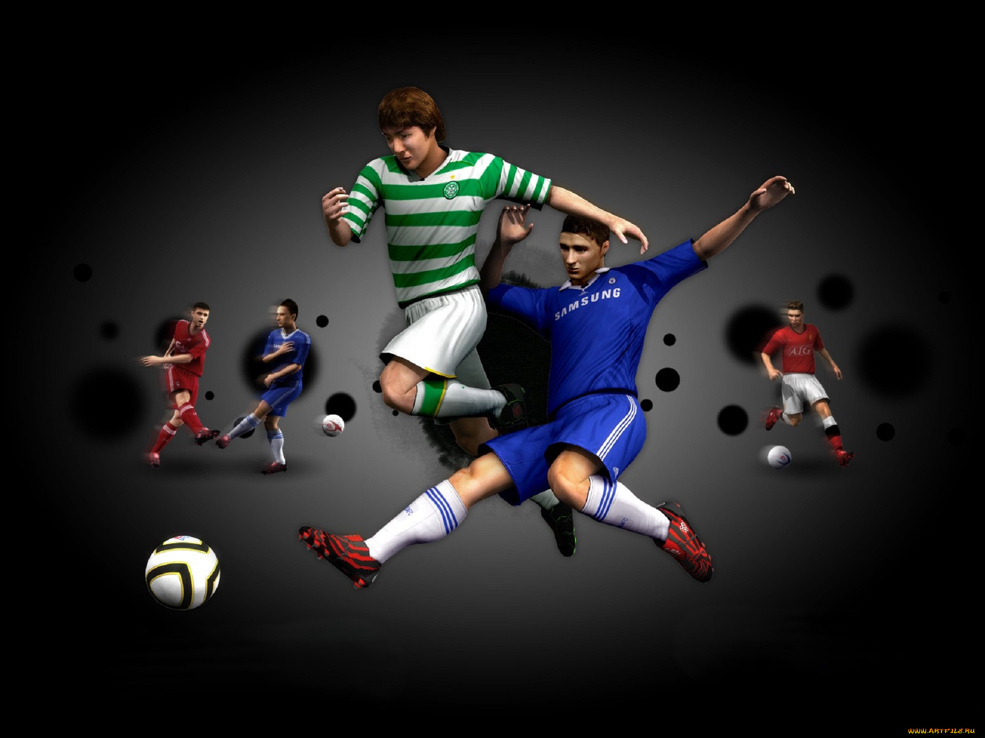 видео, игры, fifa, online, 2, футбол, футболисты, спортсмены, мяч