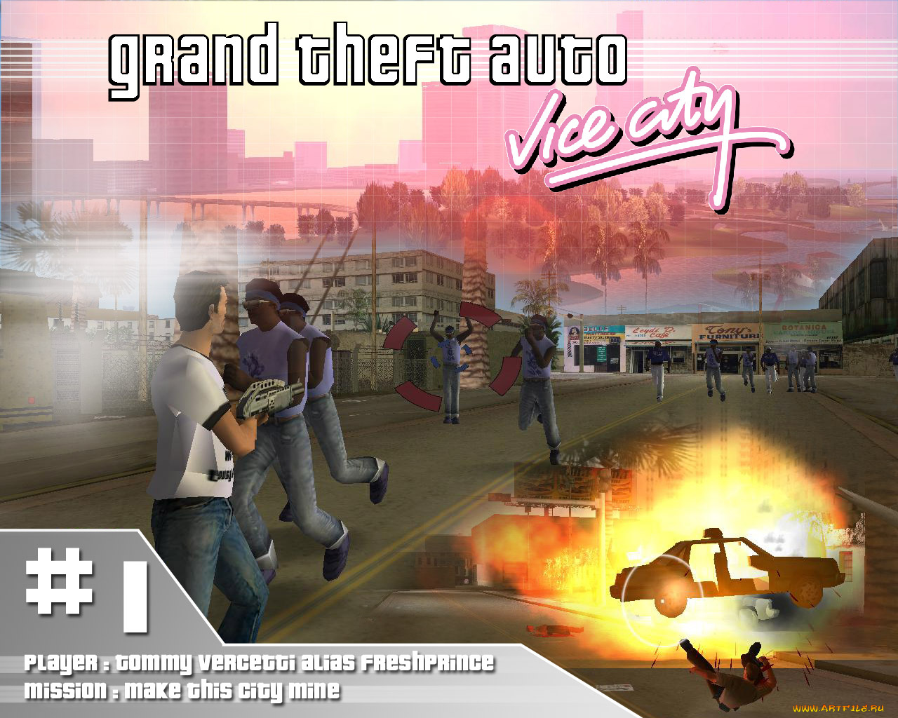 gta, vice, city, видео, игры, grand, theft, auto