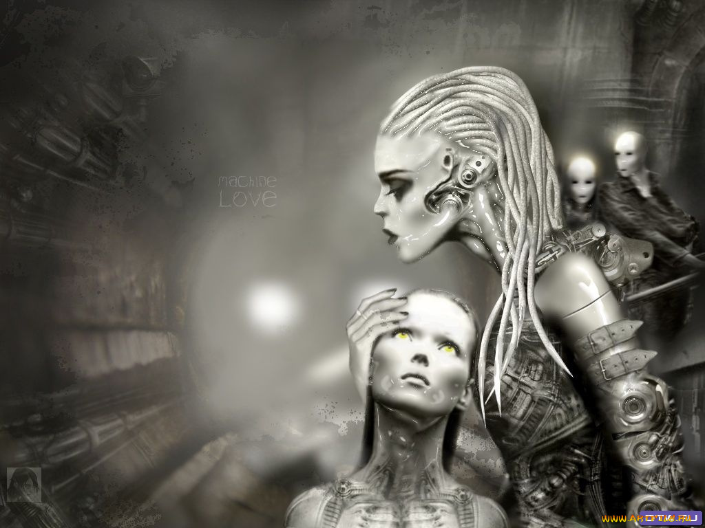 фэнтези, роботы, киборги, механизмы