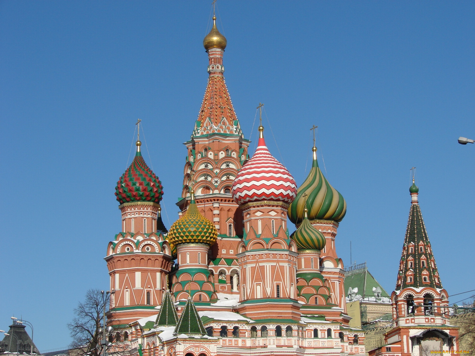 храм, василия, блаженного, города, москва, россия