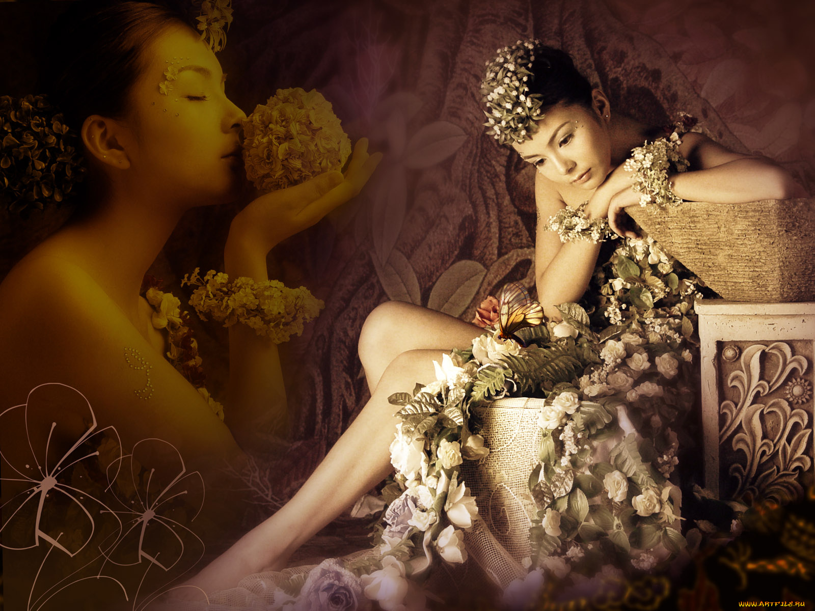 -Unsort, Азиатки, девушки, unsort, азиатки