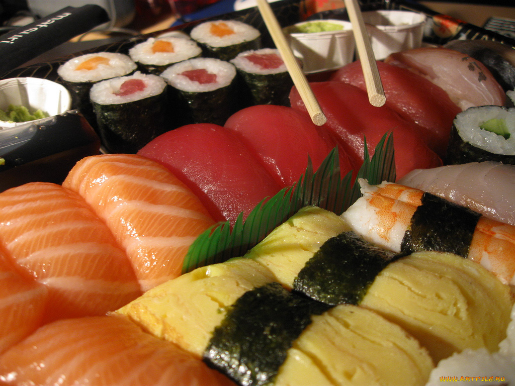 еда, рыба, морепродукты, суши, роллы