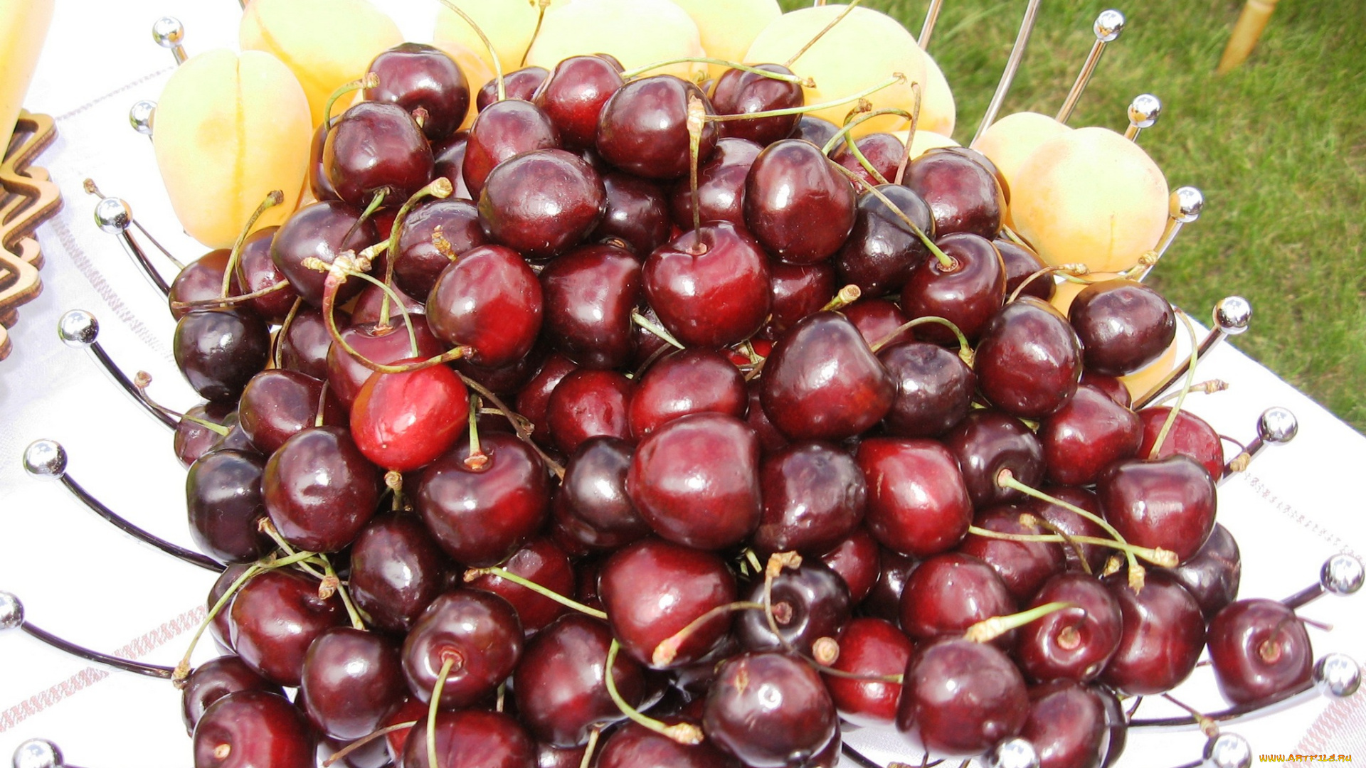 еда, вишня, черешня