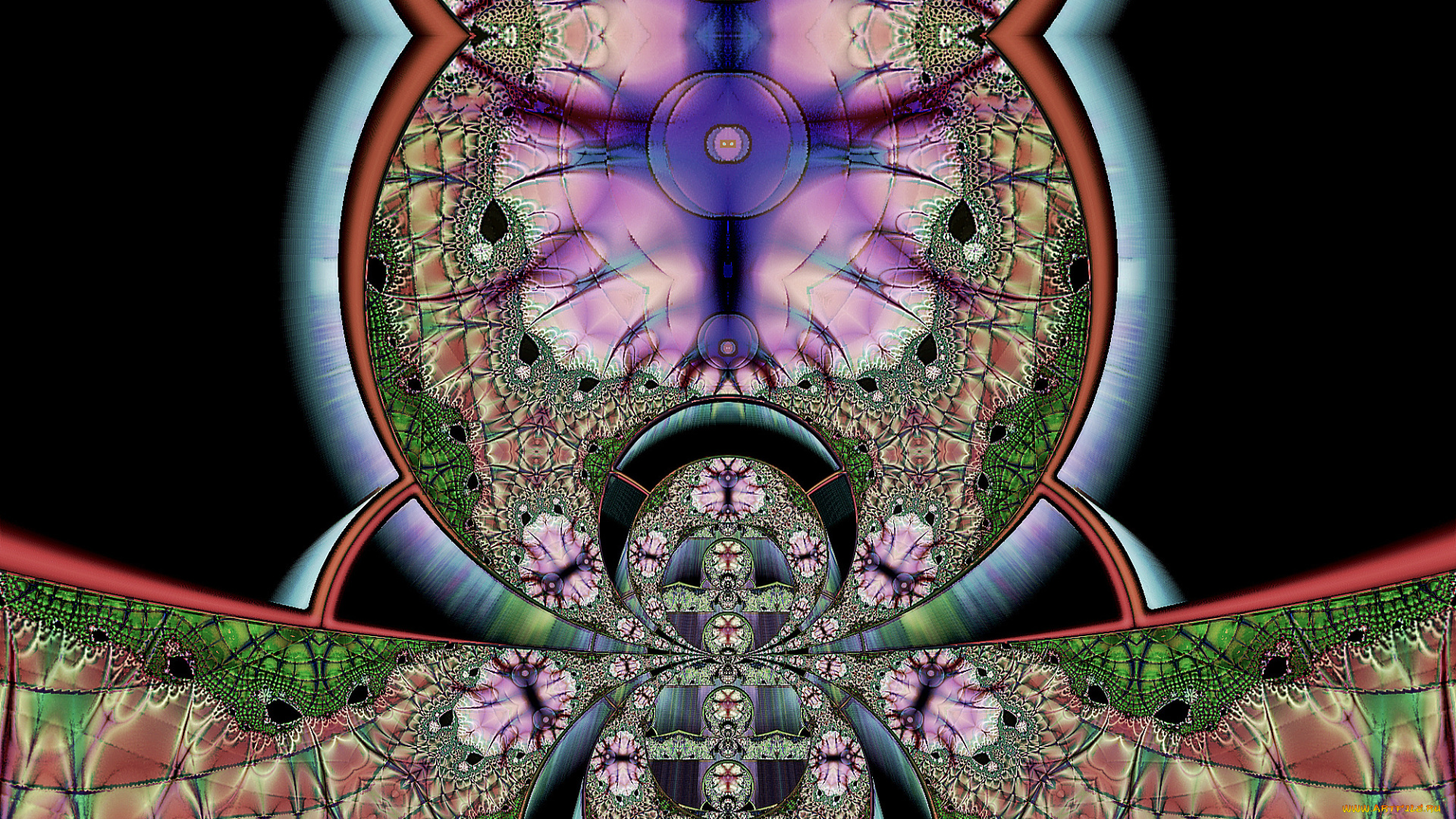 3д, графика, fractal, фракталы, узор, цвета