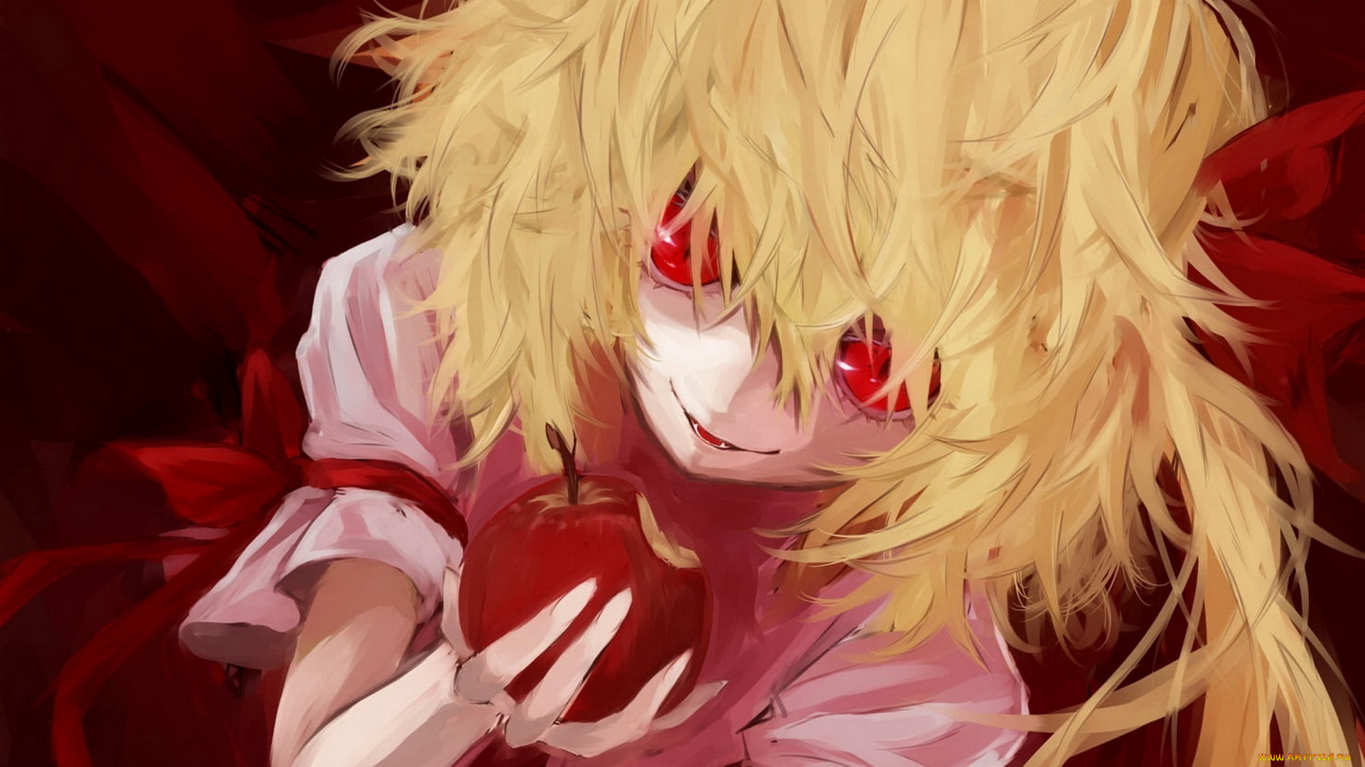 аниме, touhou, фландрия, скарлет