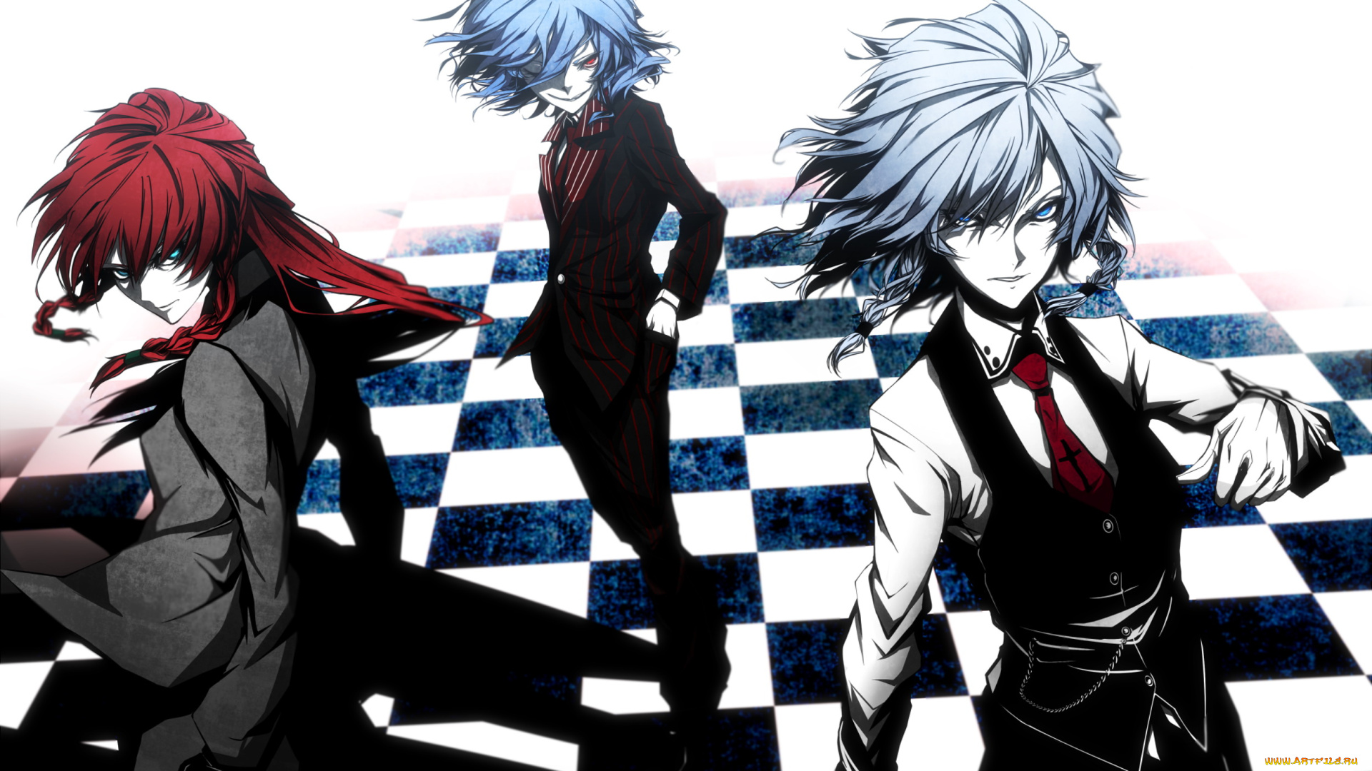 аниме, touhou, ремилия, скарлет, сакуя, изае, хонг, мей, линь