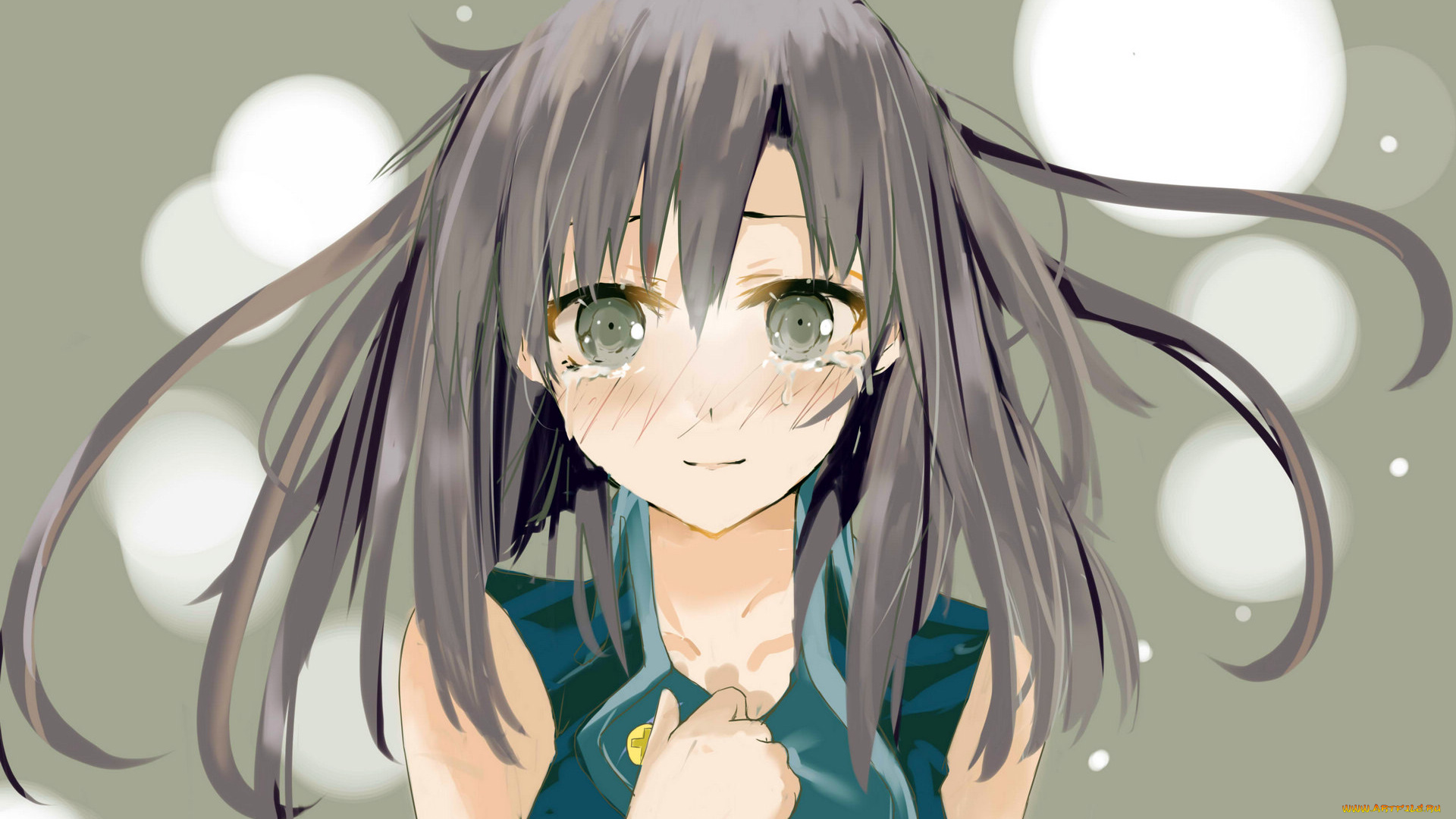 аниме, *unknown, другое, девушка, слезы