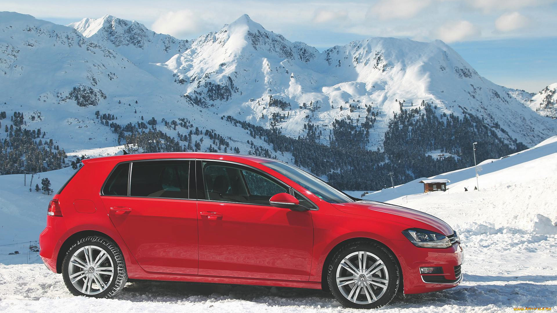 автомобили, volkswagen, golf, 4motion