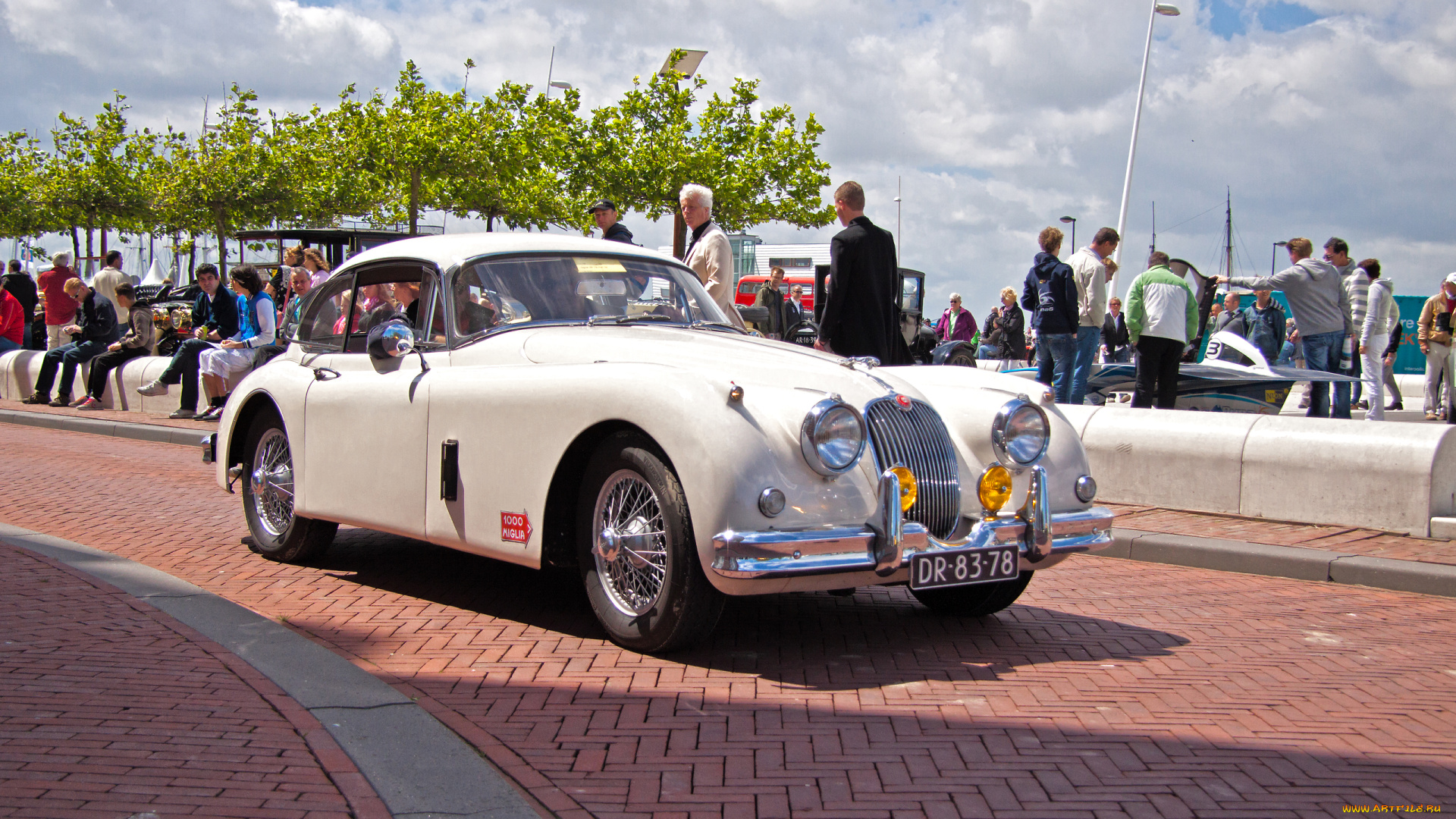 автомобили, выставки, уличные, фото, jaguar, xk, 150, fhc, 1958