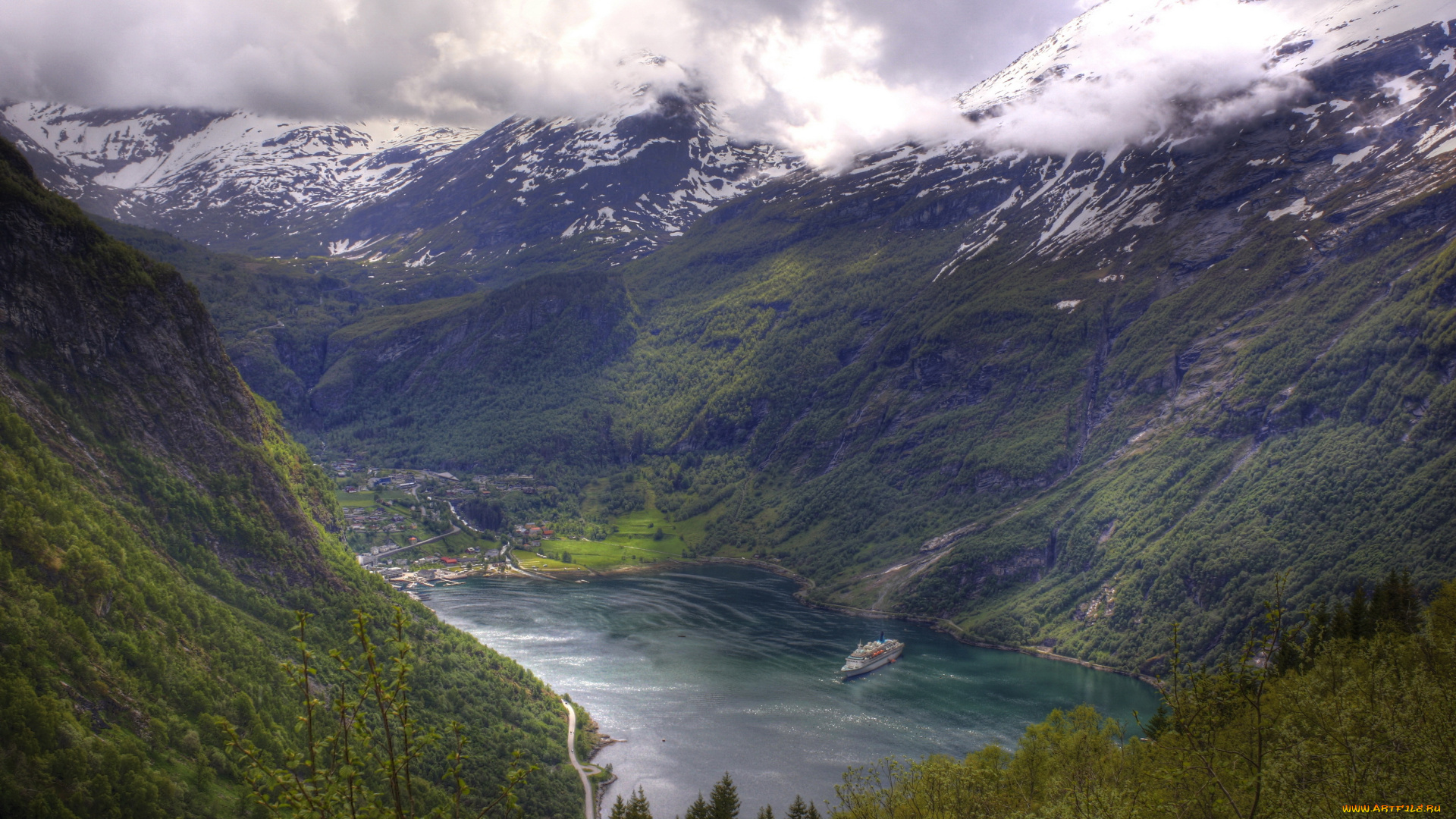 geirangerfjord, норвегия, природа, реки, озера, озеро, горы
