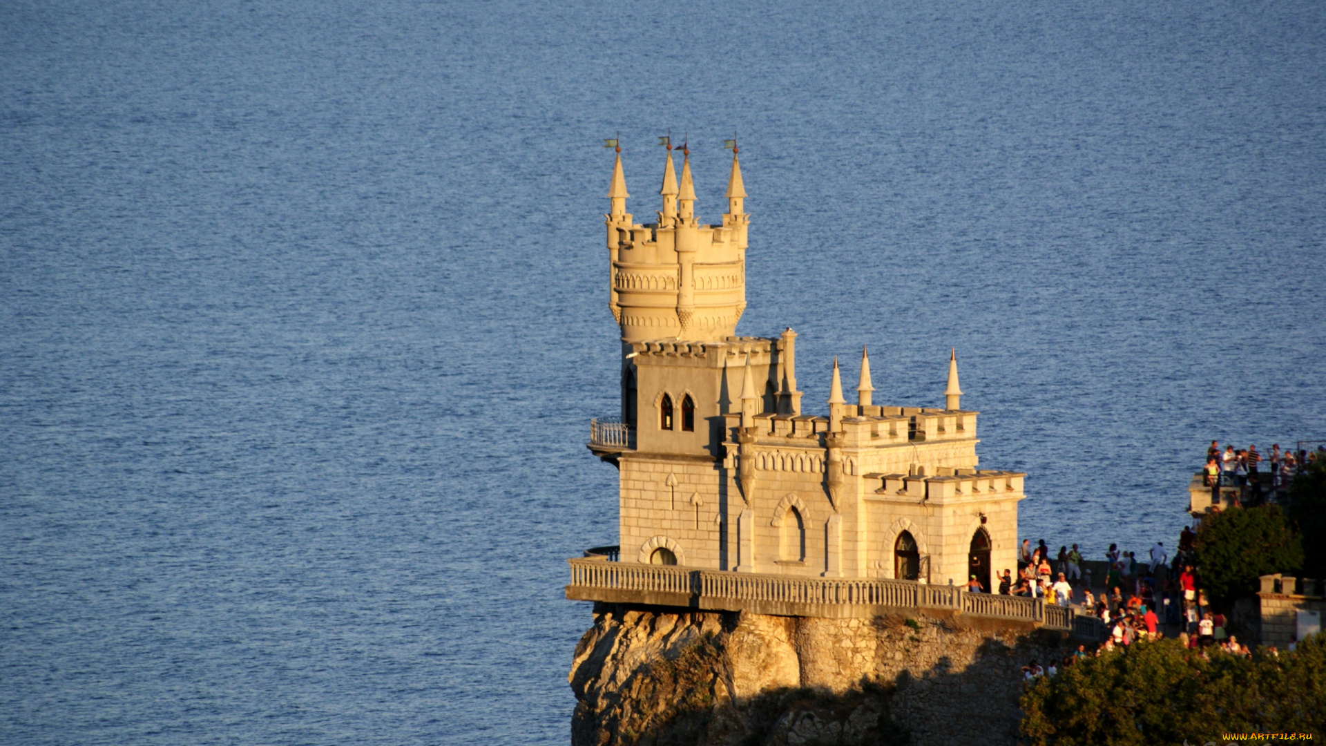 города, ласточкино, гнездо, украина, море, замок