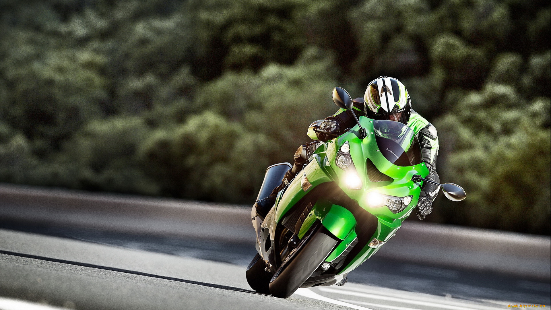 мотоциклы, kawasaki, zzr1400