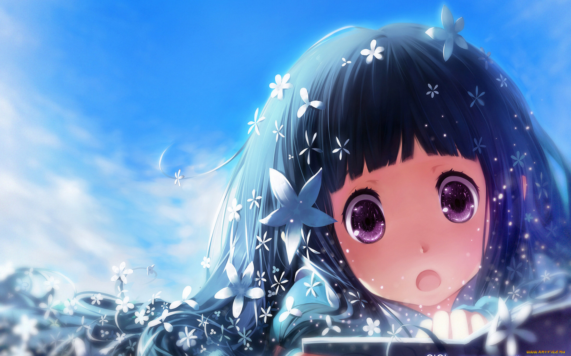 аниме, hyouka, девушка