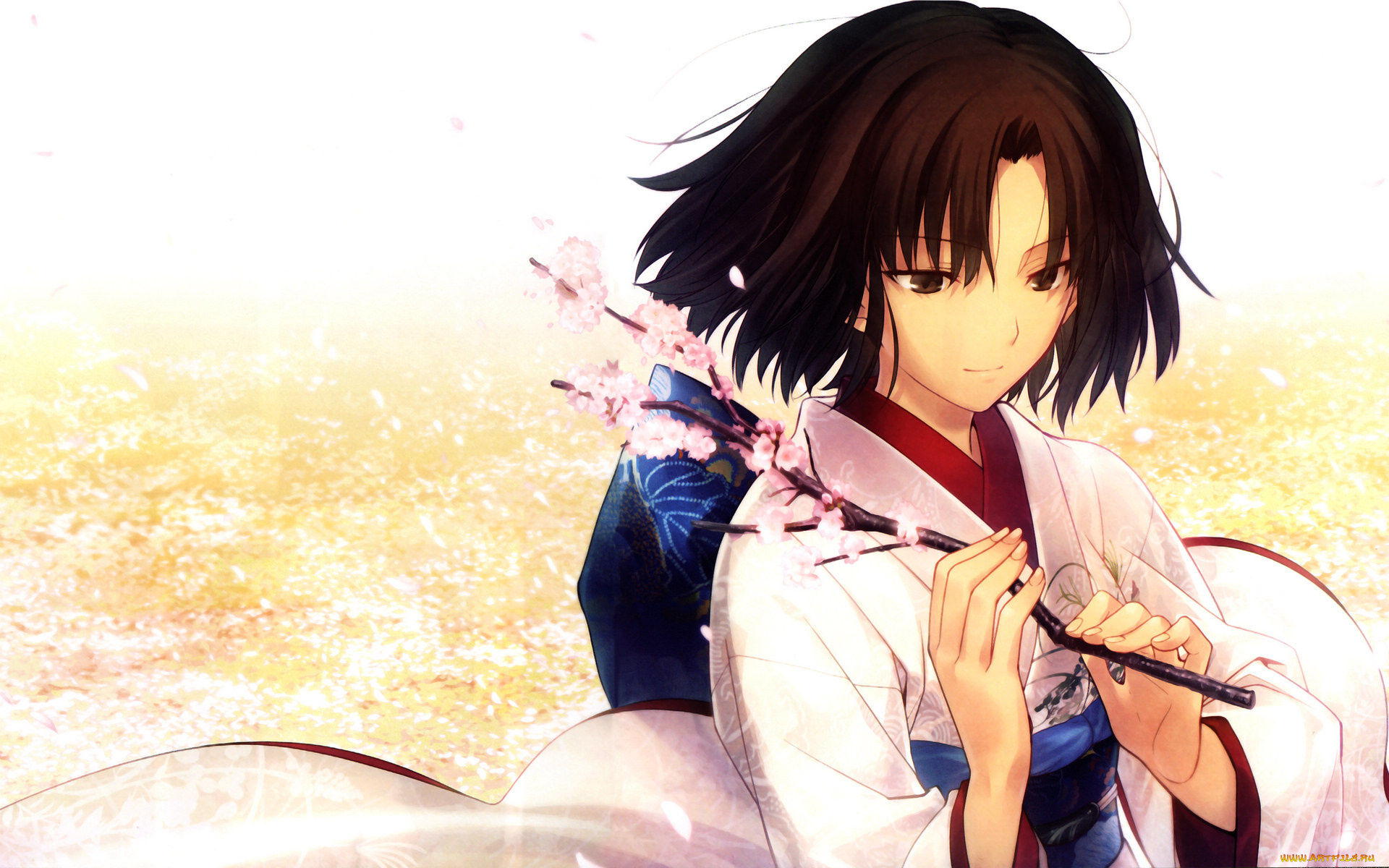 аниме, kara, no, kyokai, сакура, девушка, вктка