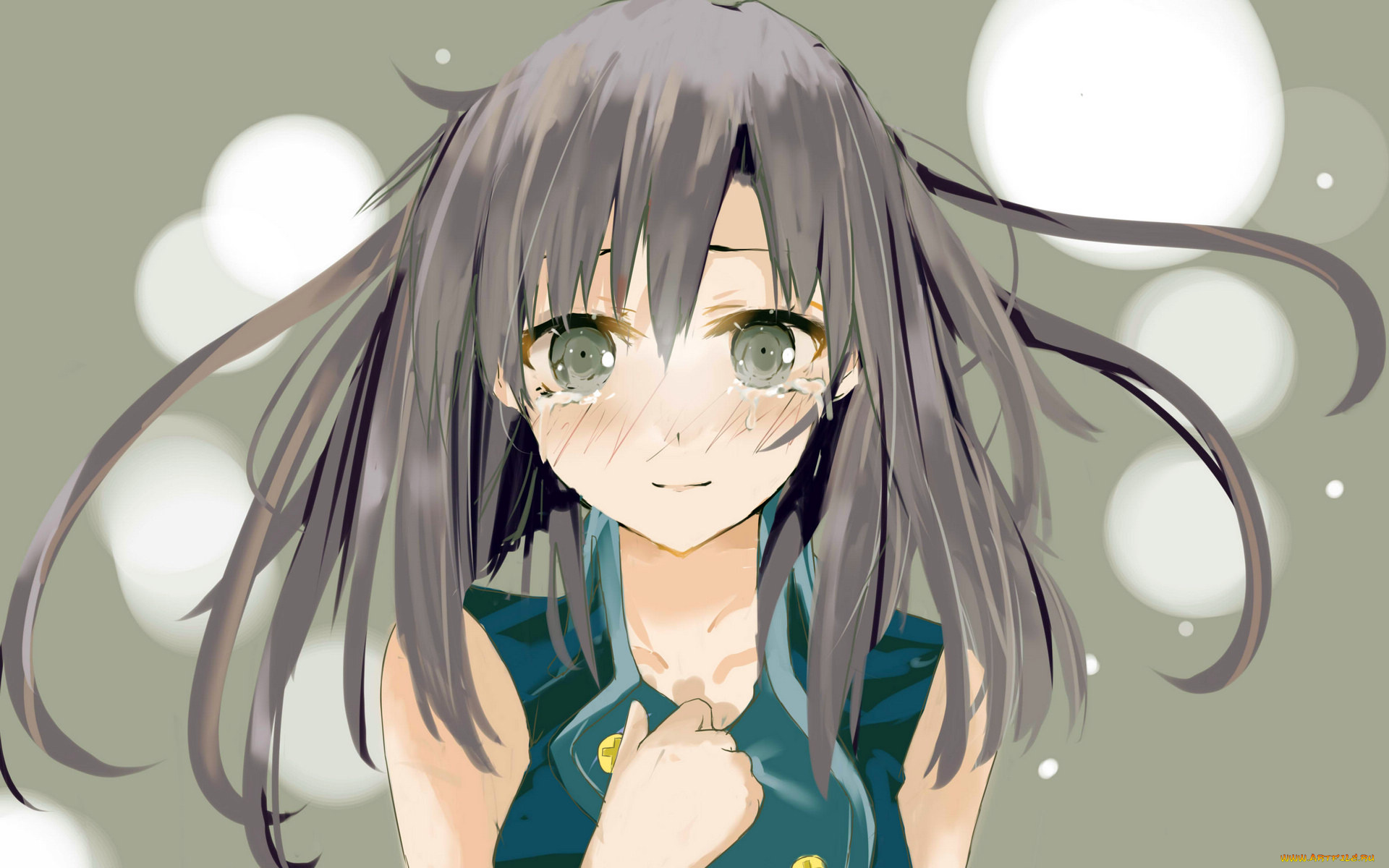 аниме, *unknown, другое, девушка, слезы