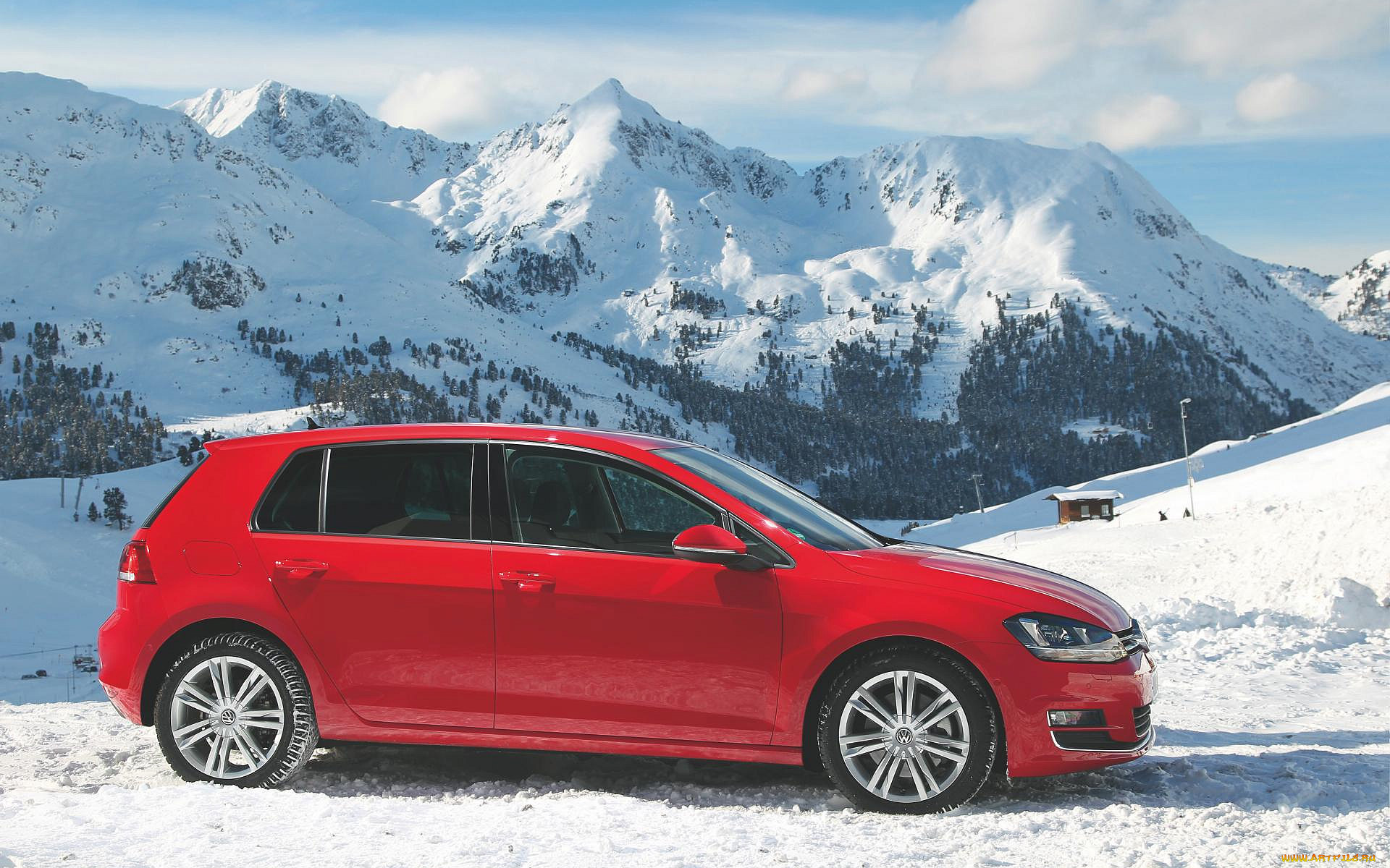 автомобили, volkswagen, golf, 4motion