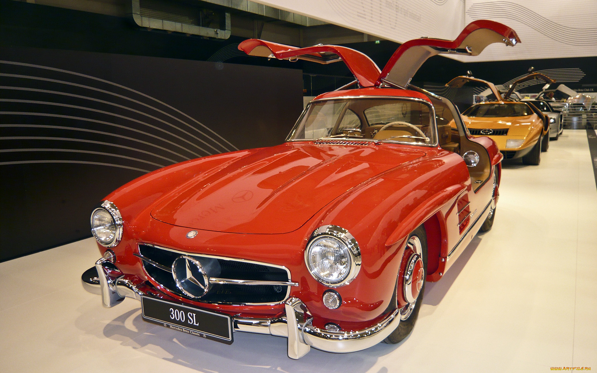 автомобили, выставки, уличные, фото, mercedes, benz, 300sl