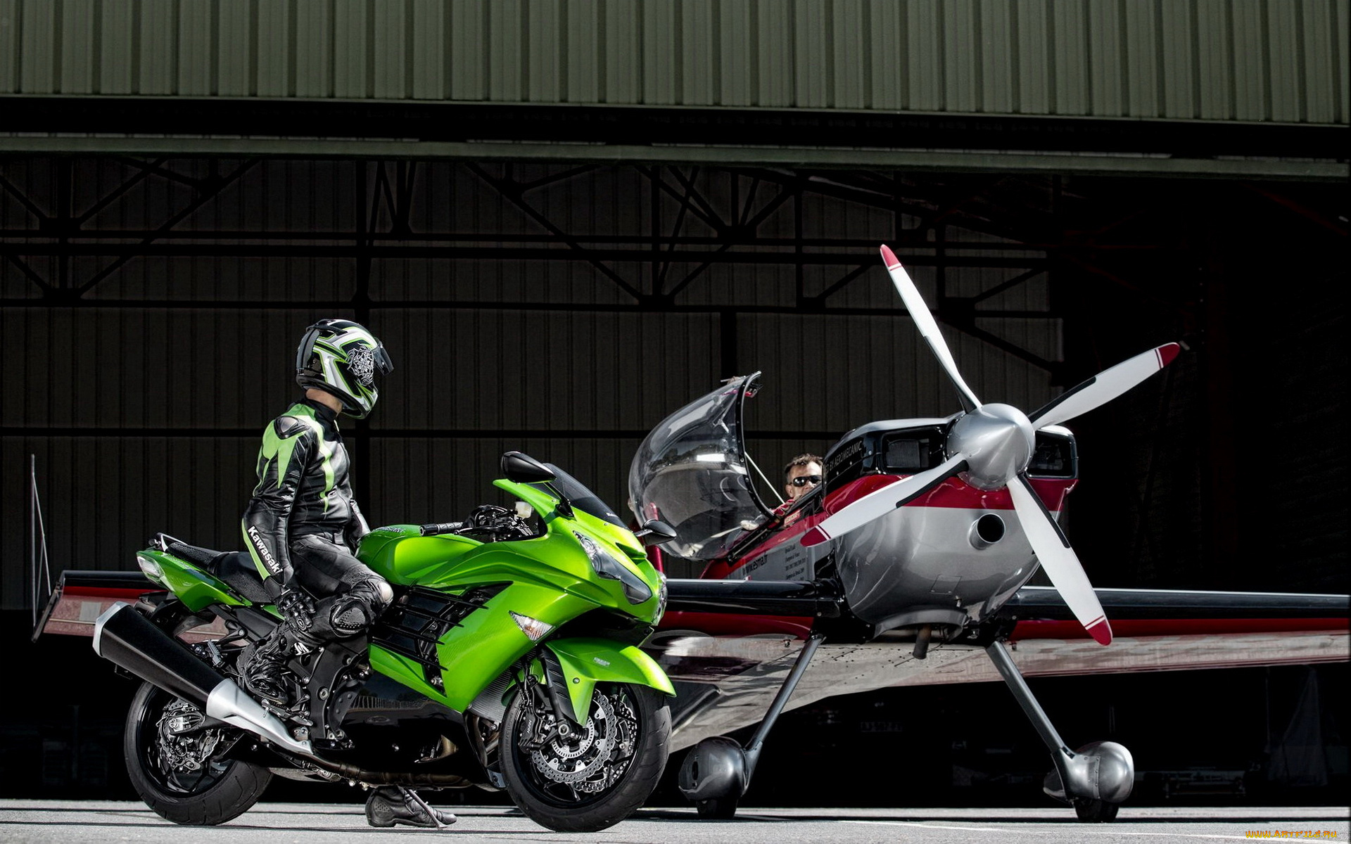 мотоциклы, kawasaki, zzr1400